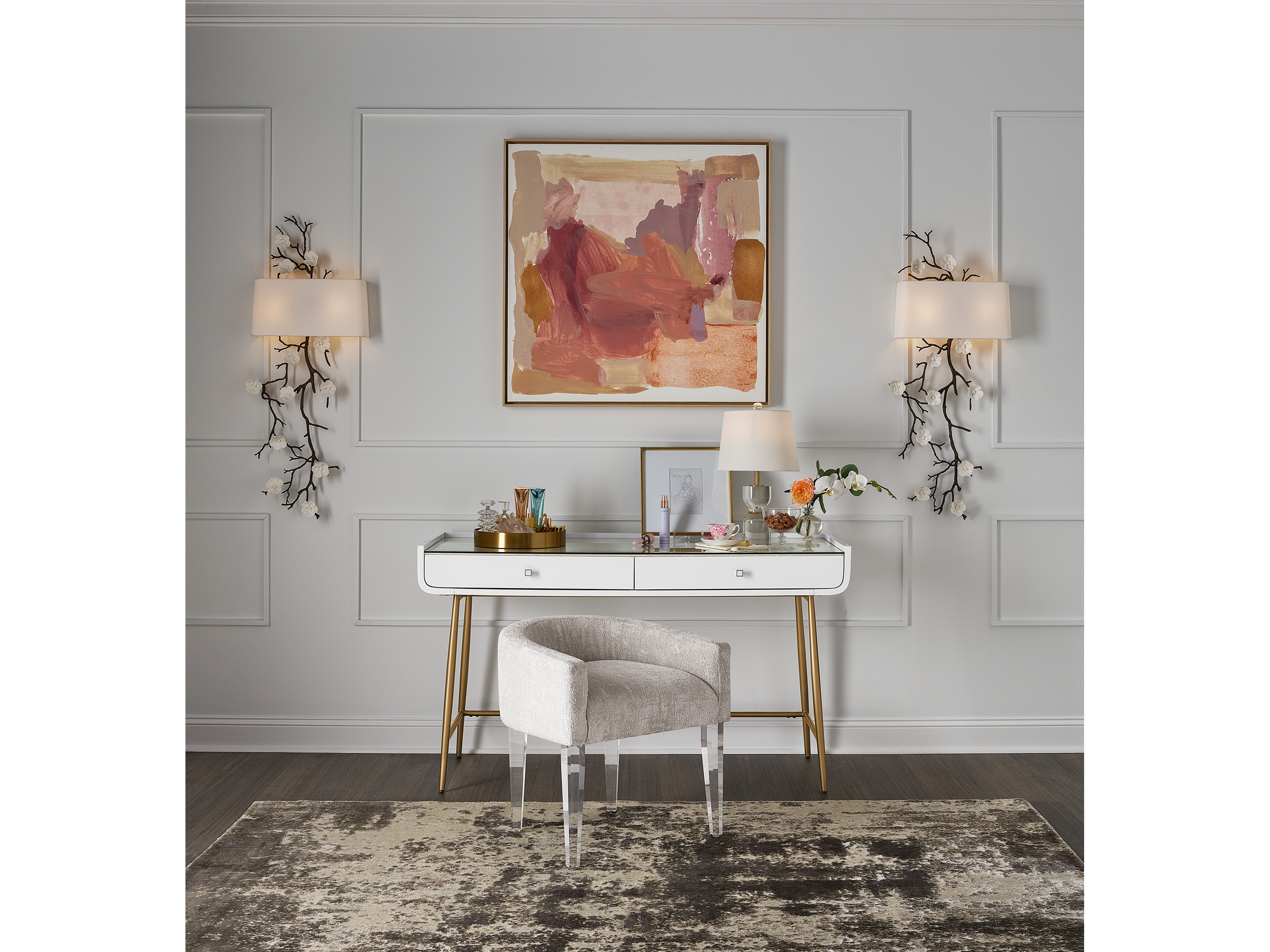 Love Joy Bliss Vanity Chair Room Scene
