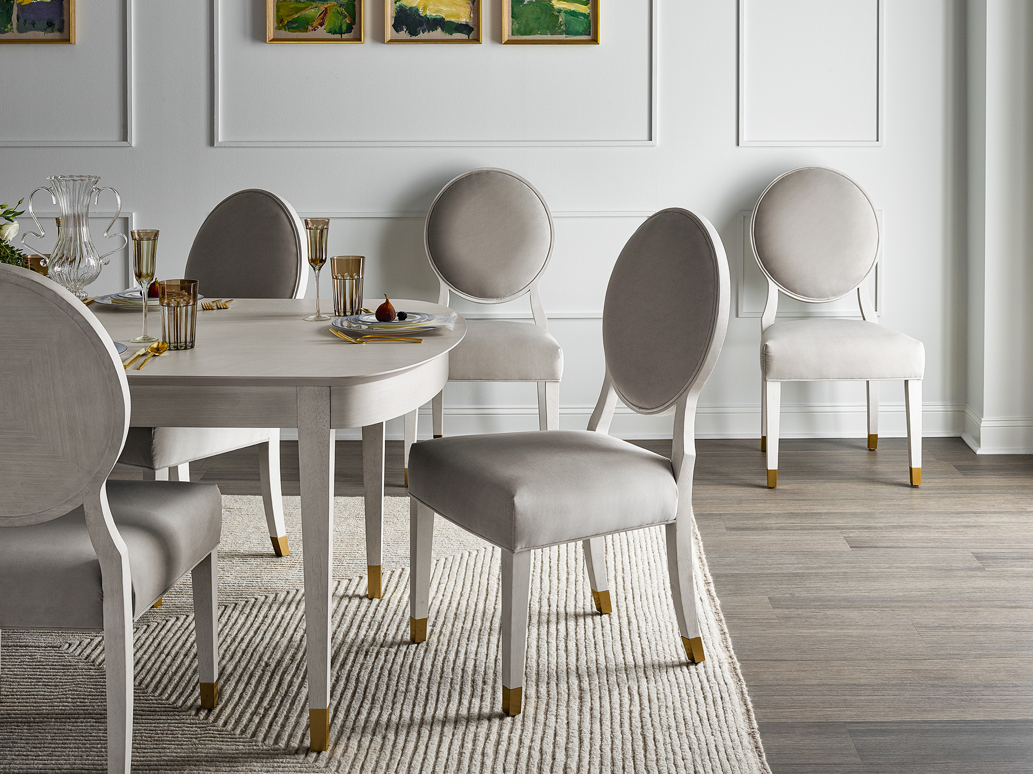 Love Joy Bliss Oval Side Chair Room Scene