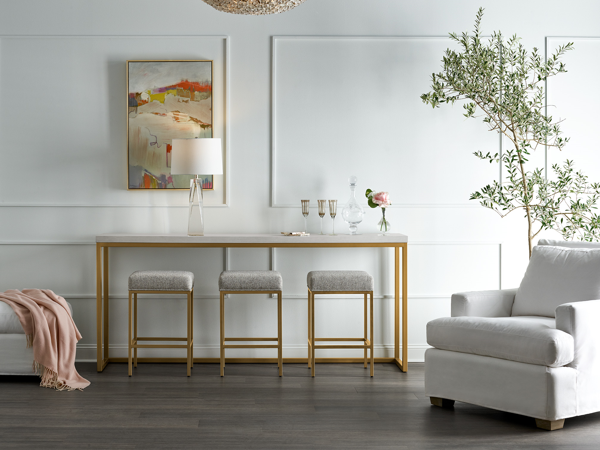 Love Joy Bliss Console Table Room Scene