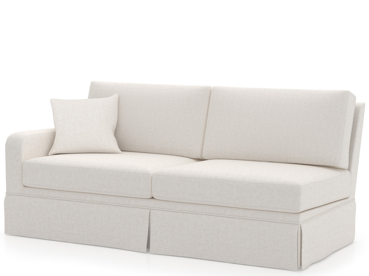Filmore Skirted Loveseat LAF- Special Order Room Scene