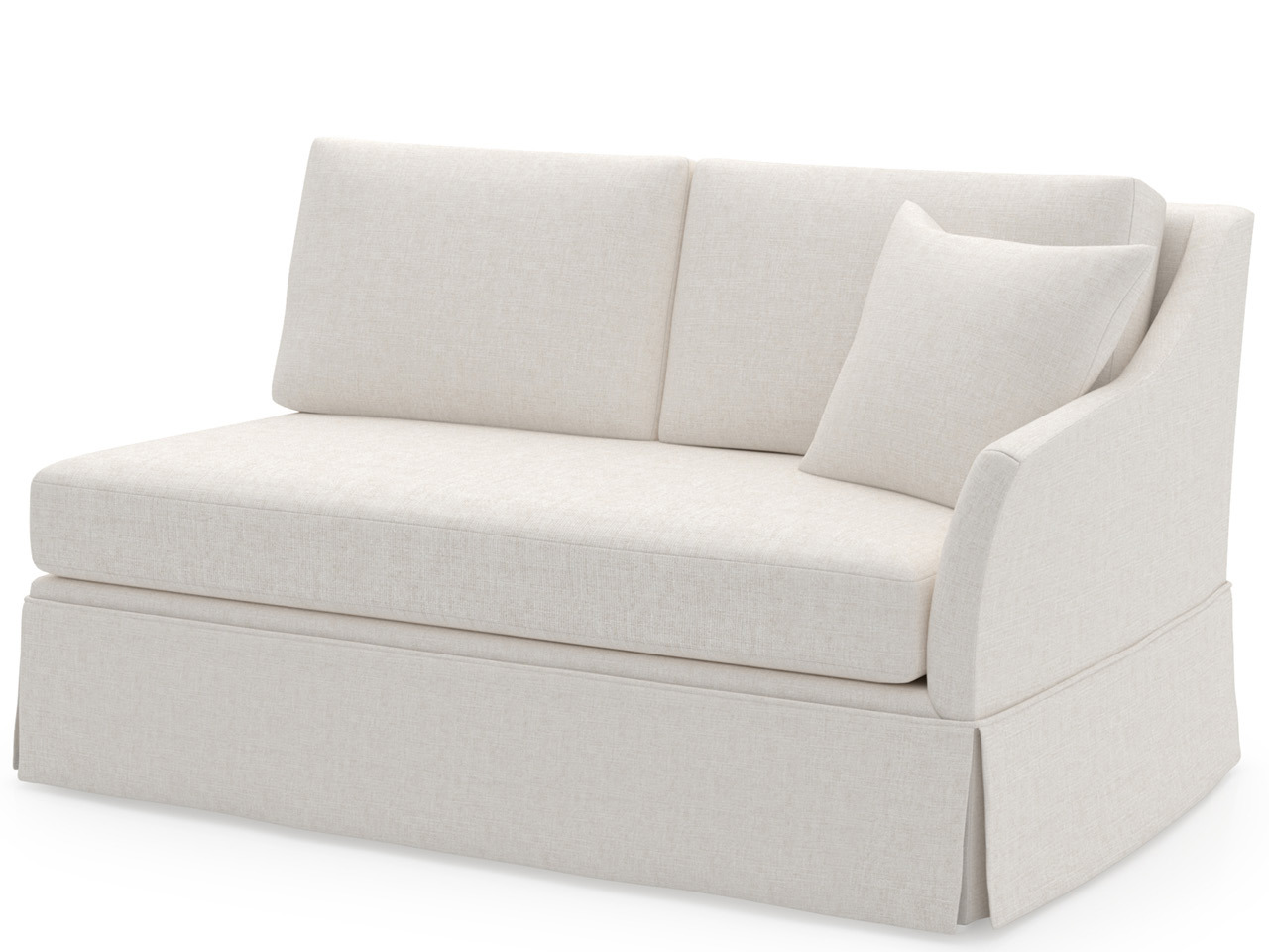 Madison Skirted Loveseat RAF - Special Order Room Scene