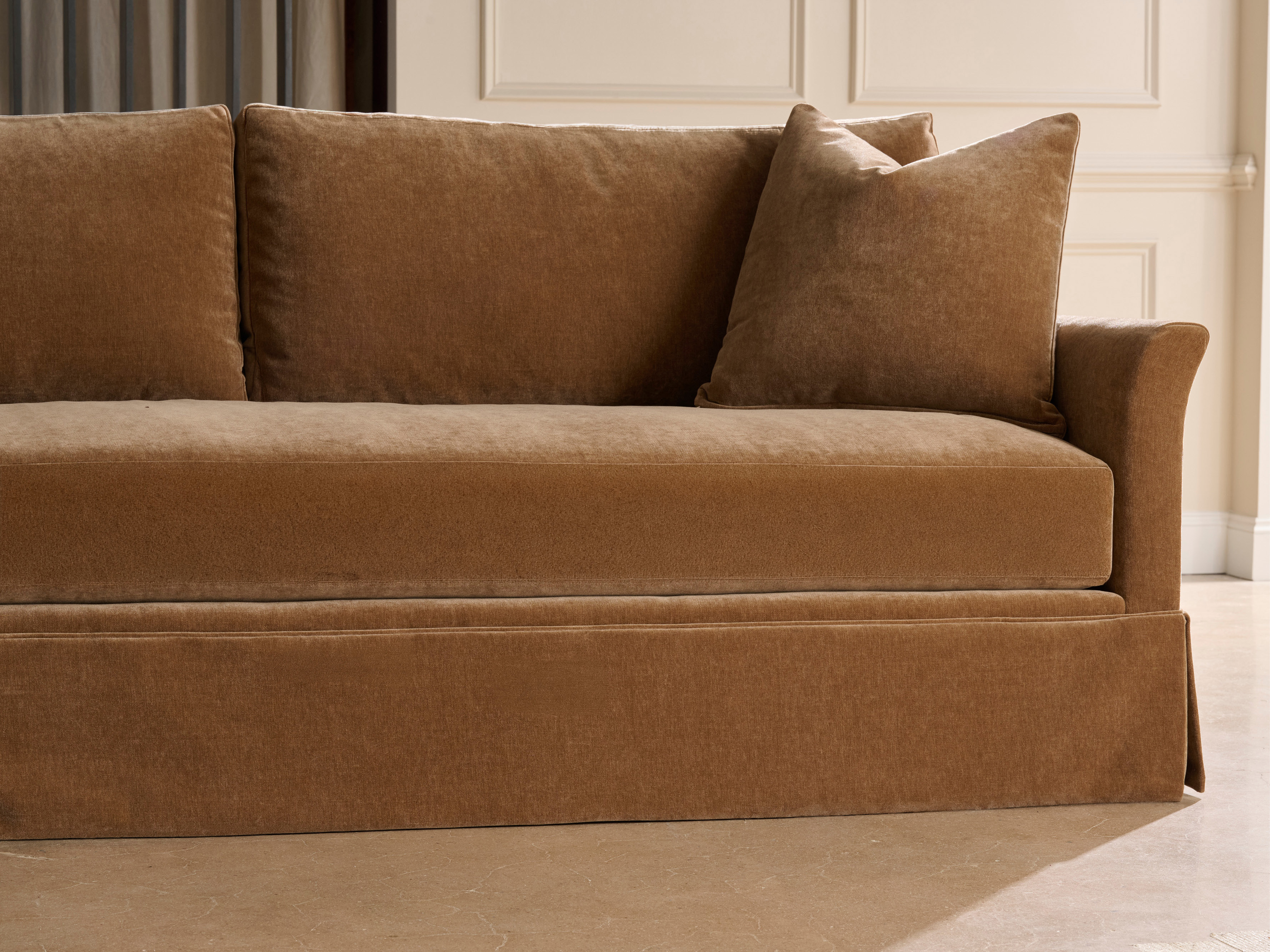 Madison Skirted Sofa - Special Order Room Scene