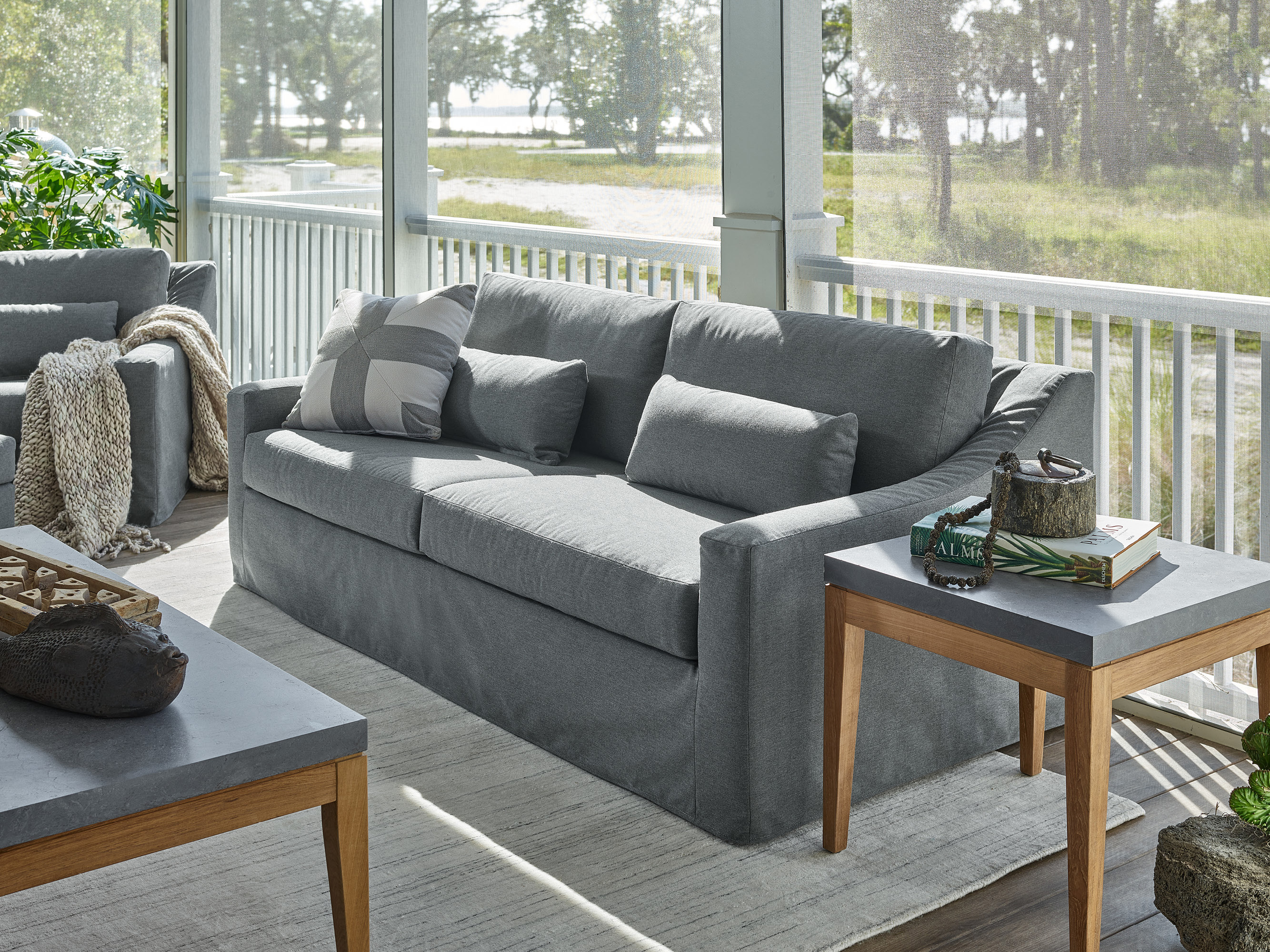 Brooke Outdoor Sofa 96  -Special Order Room Scene