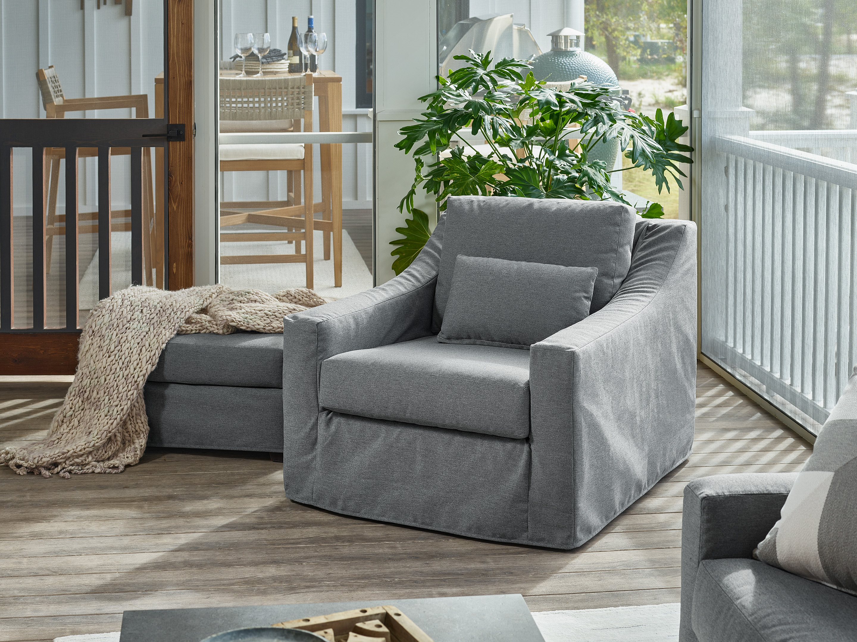 Brooke Outdoor Chair - Special Order Room Scene