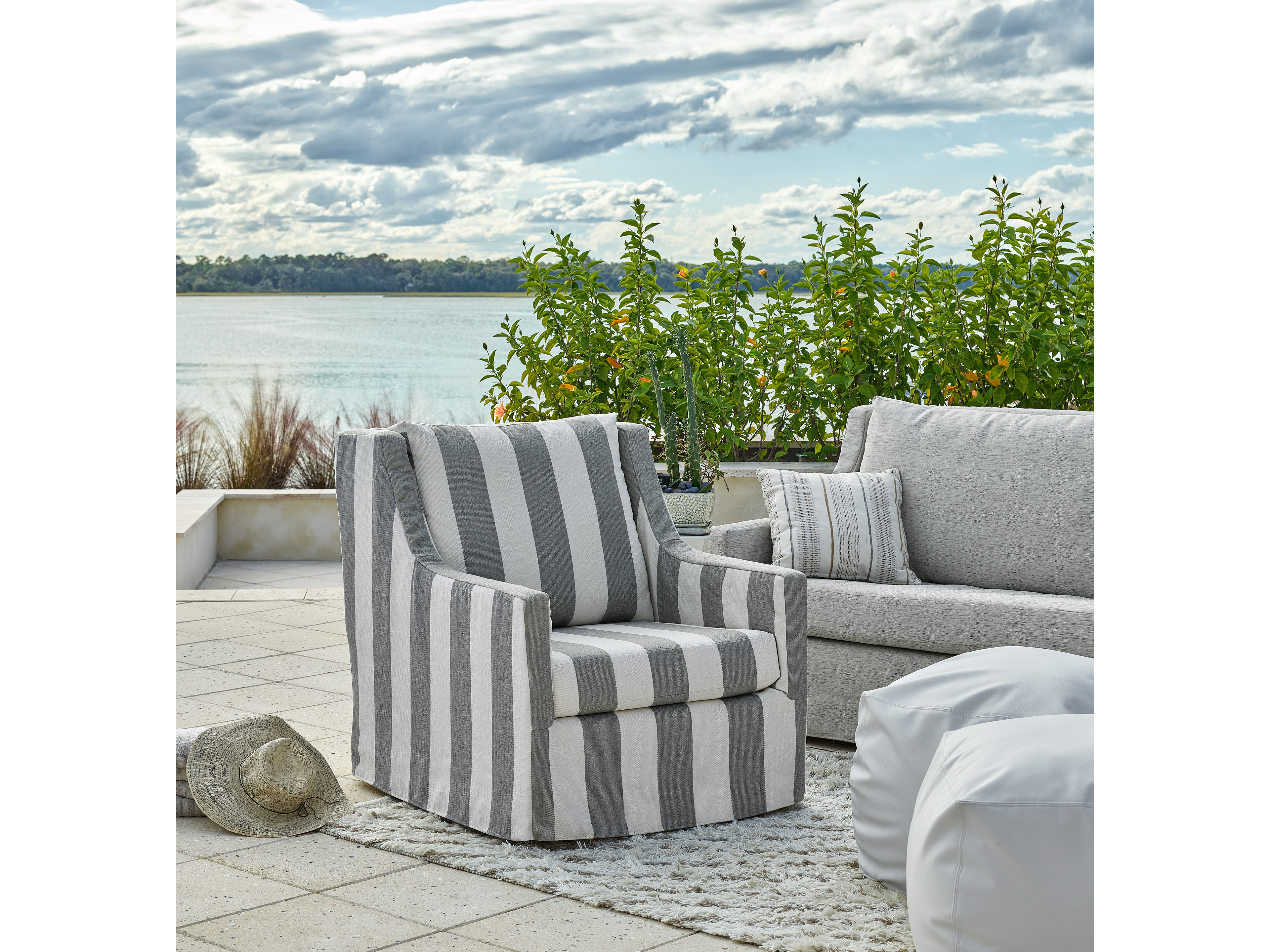Hudson Outdoor Chair - Special Order Room Scene
