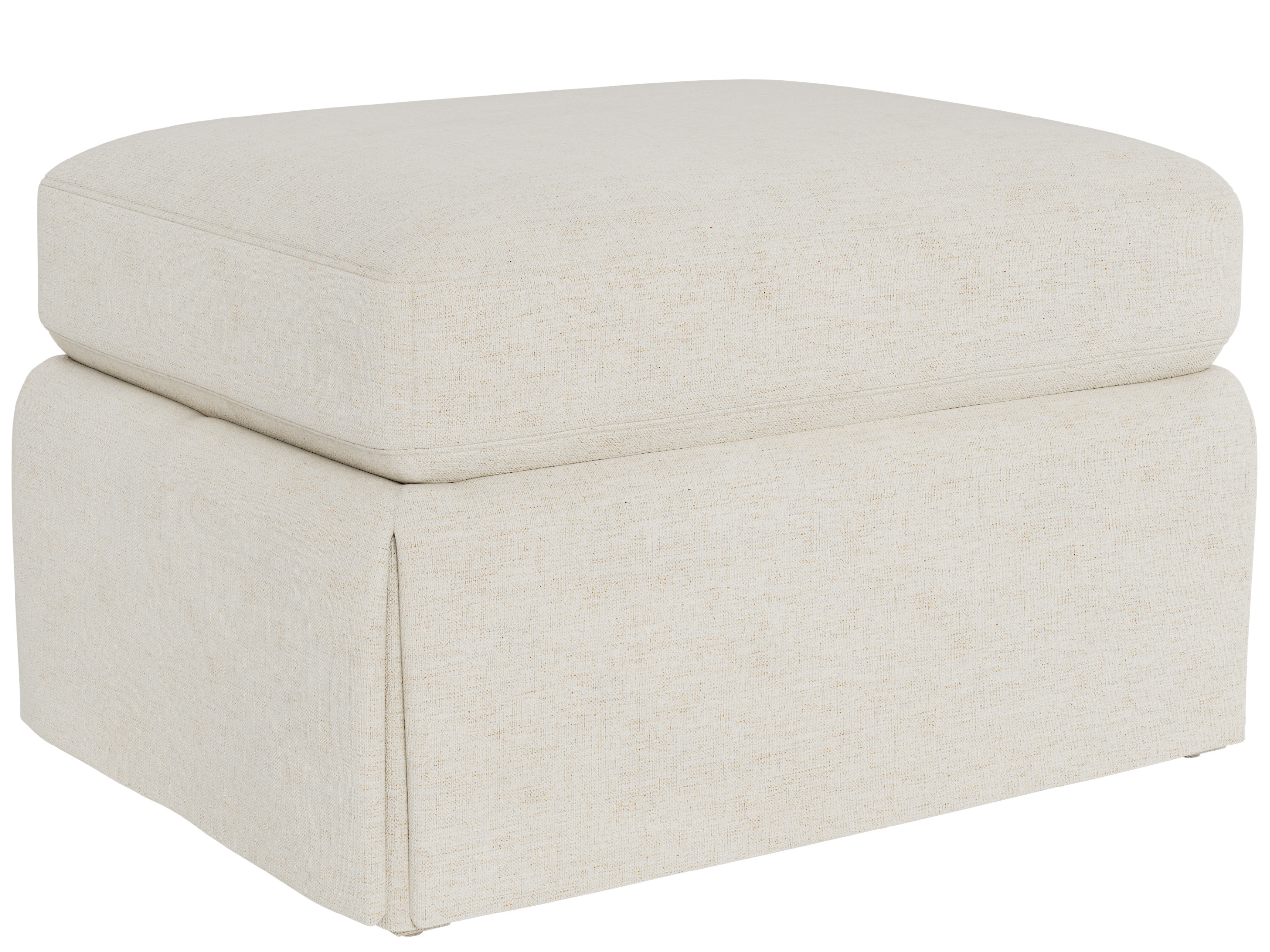 Hudson Skirted Ottoman -Special Order Room Scene