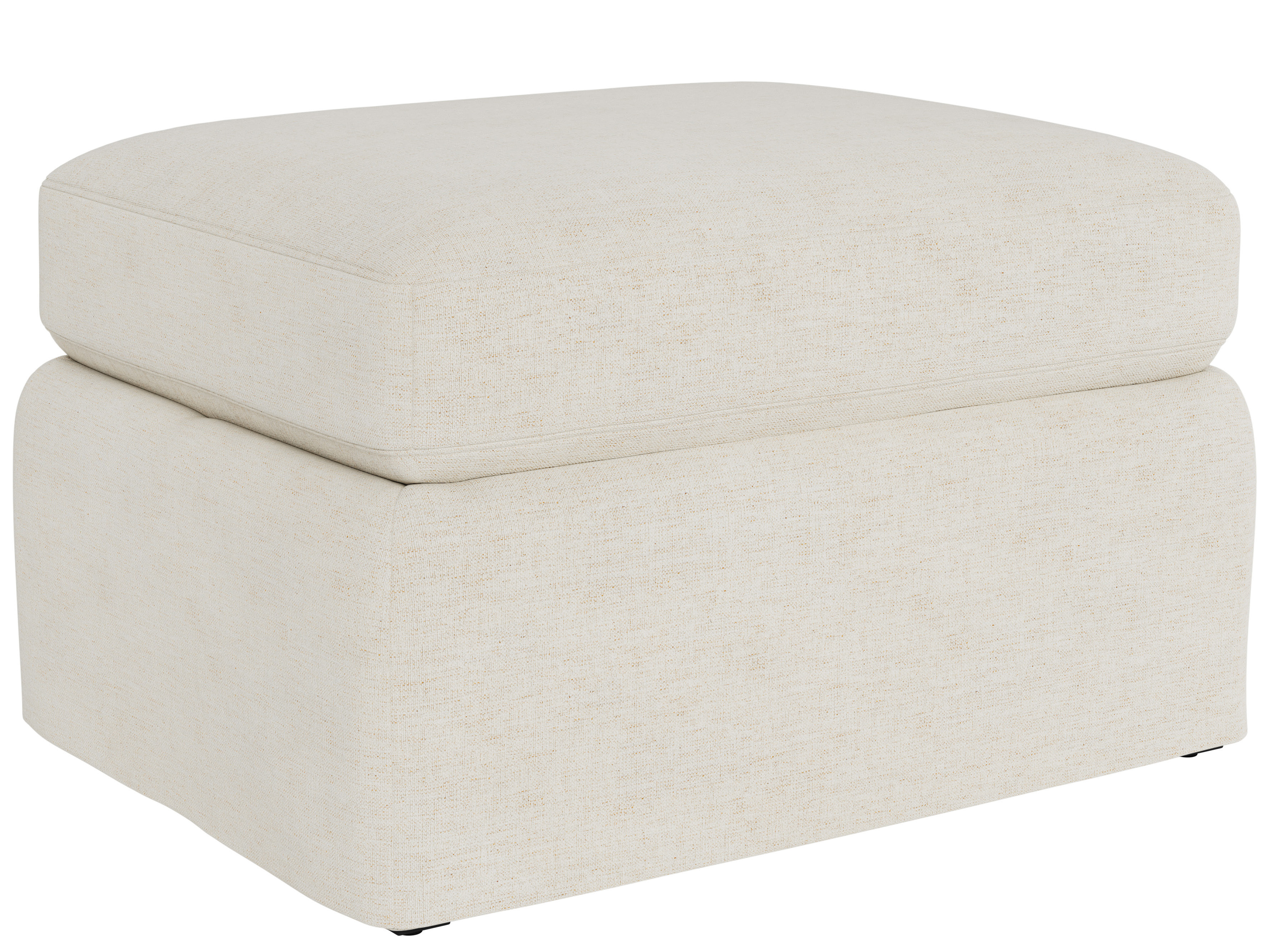 Hudson Slipcover Ottoman -Special Order Room Scene