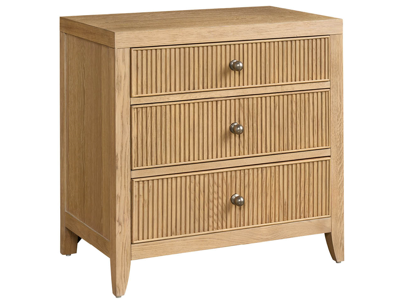 Carmen Three Drawer Nightstand Room Scene
