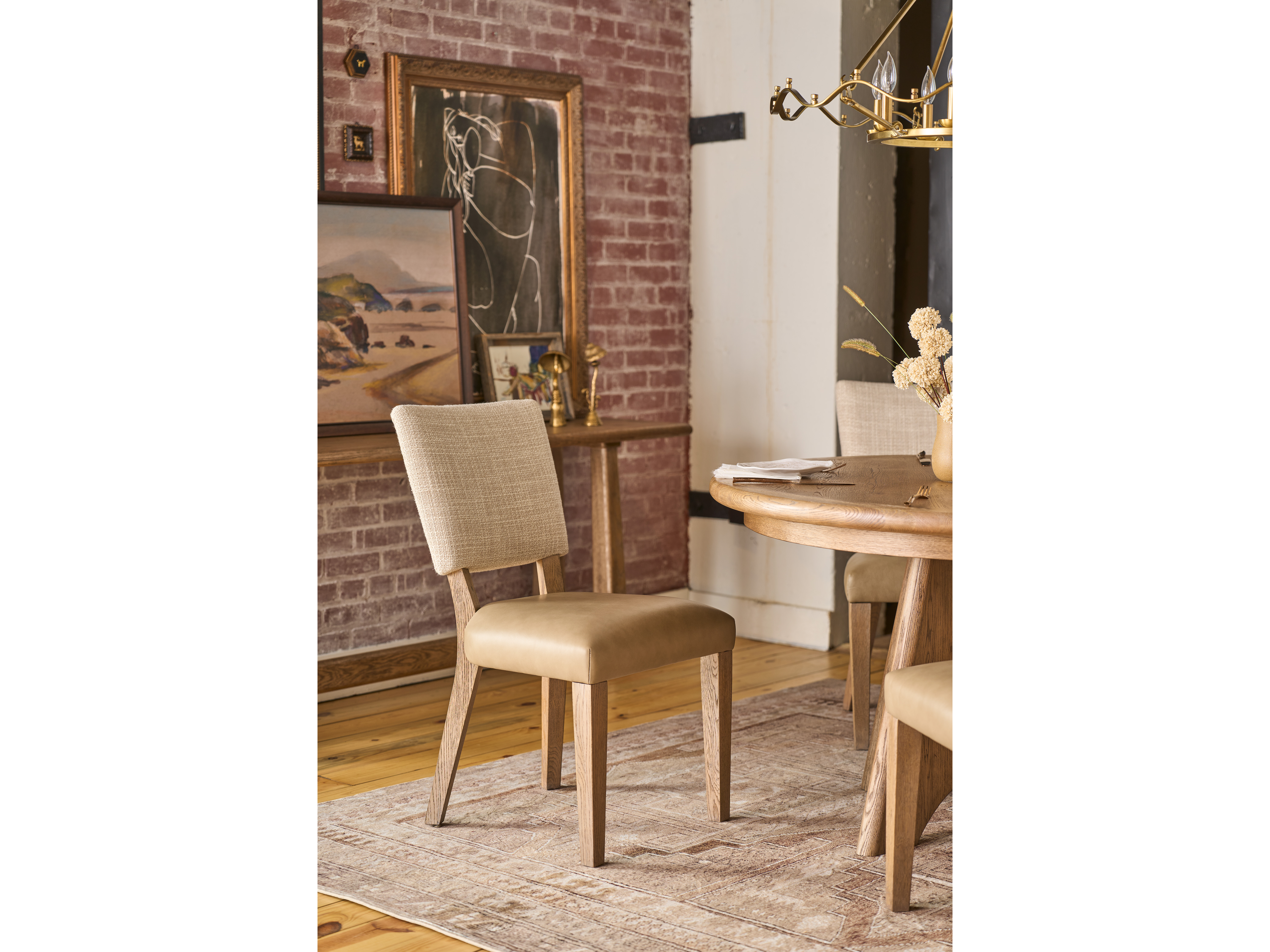 Sienna Upholstered Side Chair Room Scene