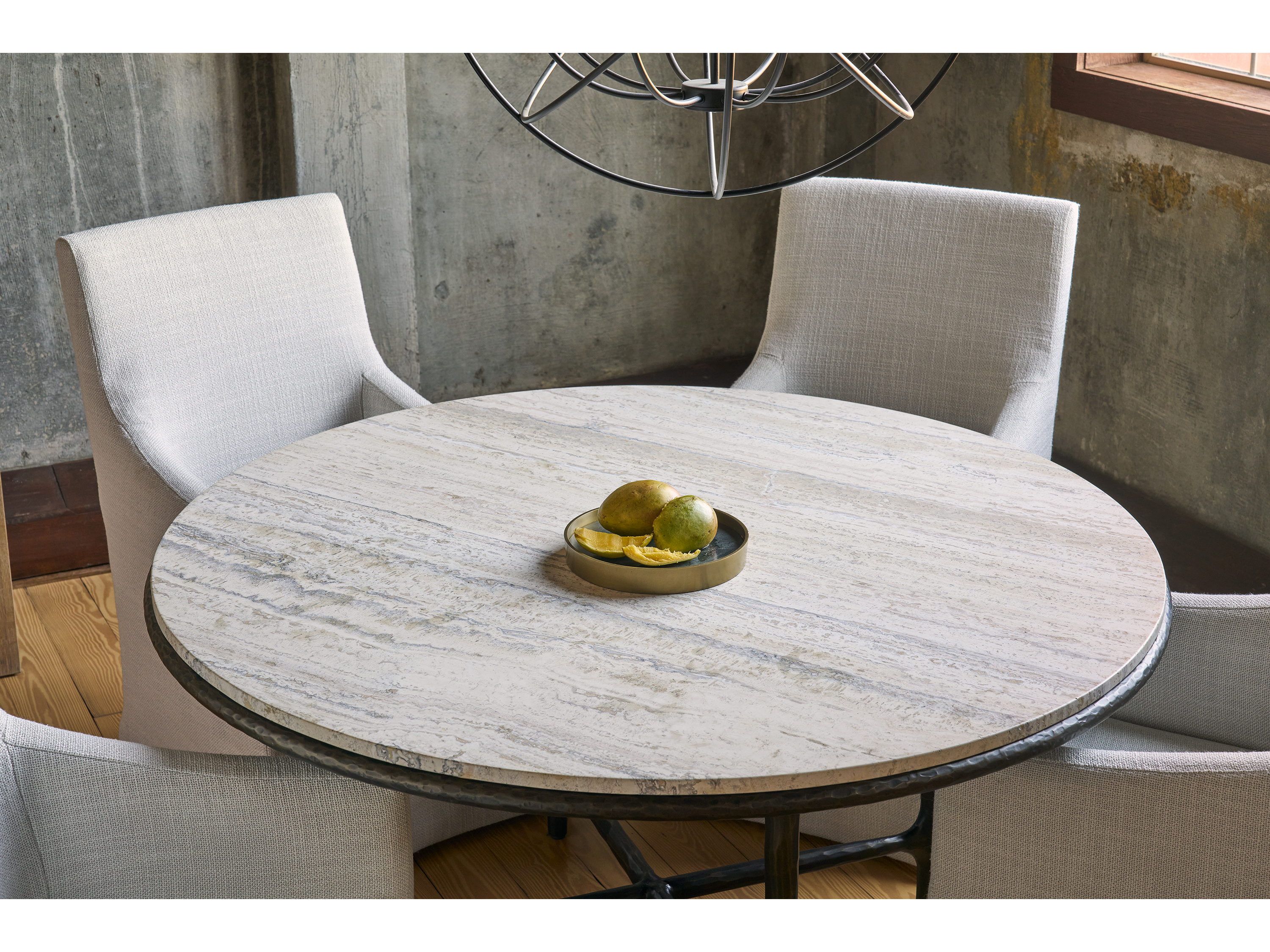 Griffith Park Round Dining Table Room Scene