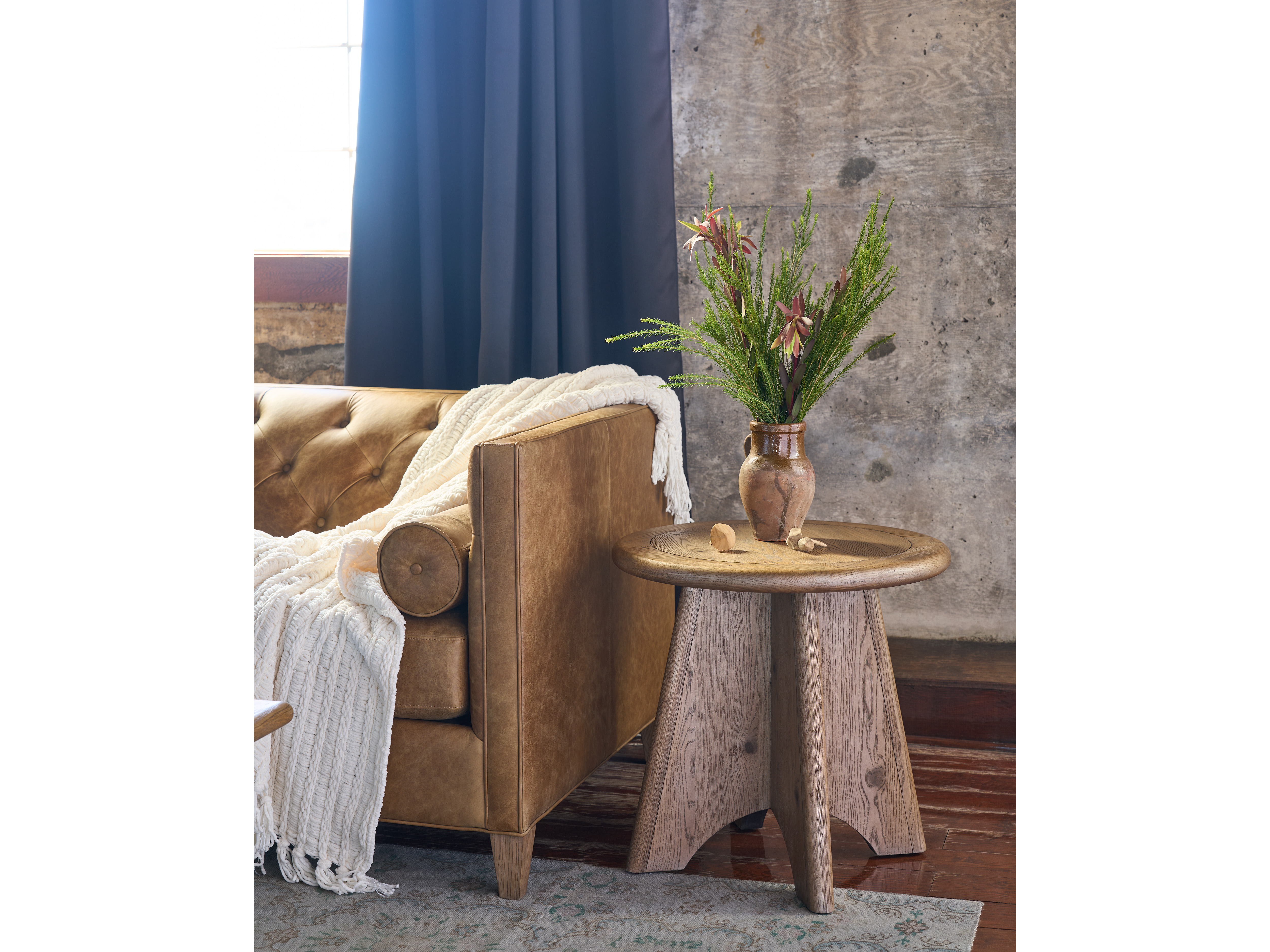 Sienna Round Side Table Room Scene