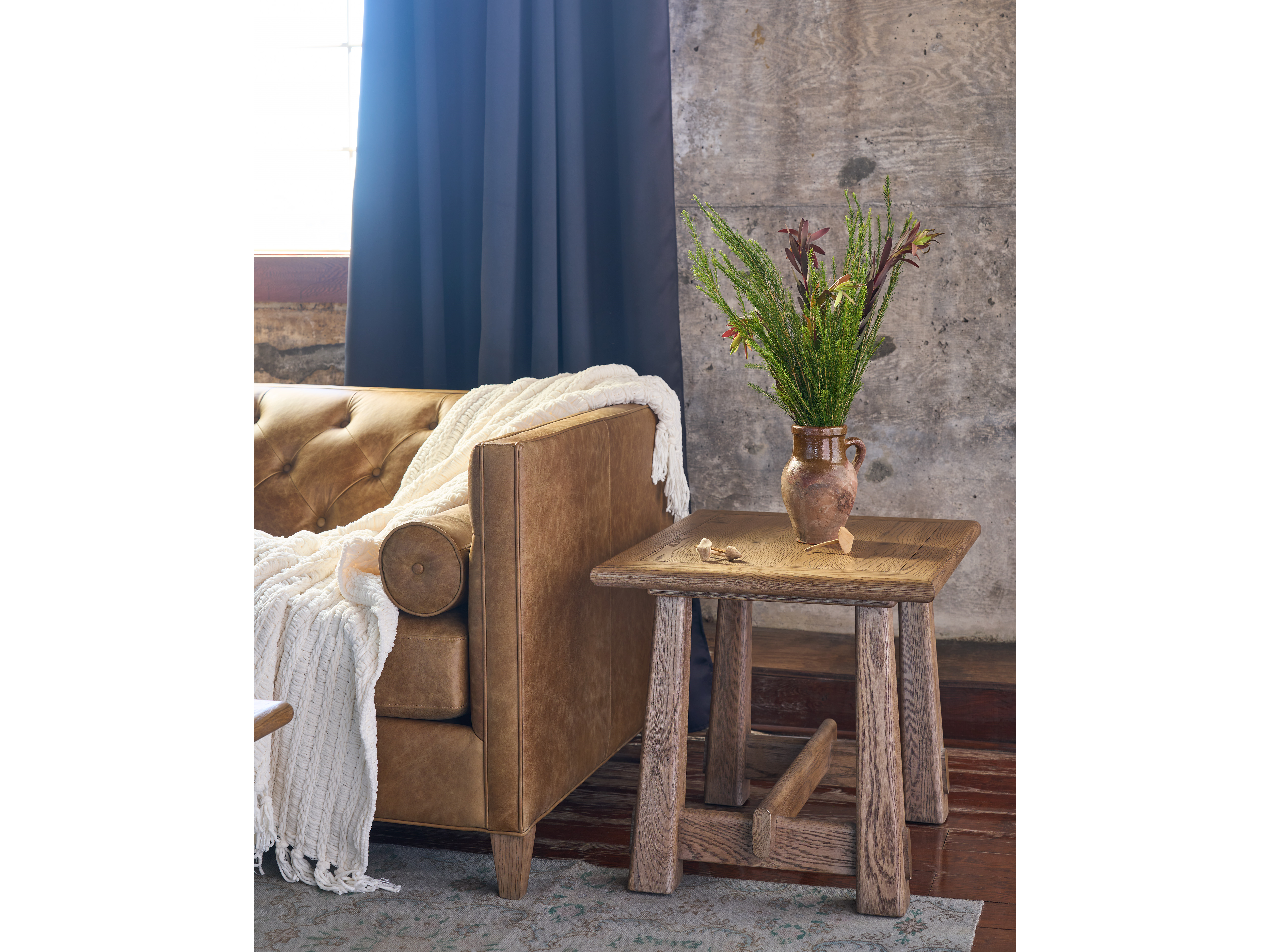 Sienna Rectangular End Table Room Scene