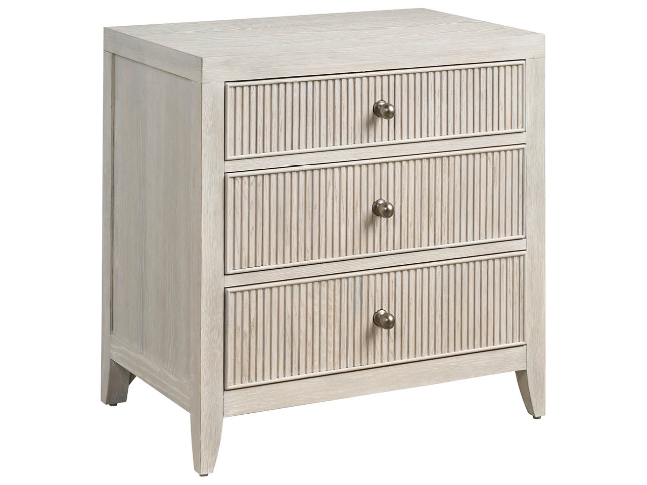 Carmen Three Drawer Nightstand Room Scene