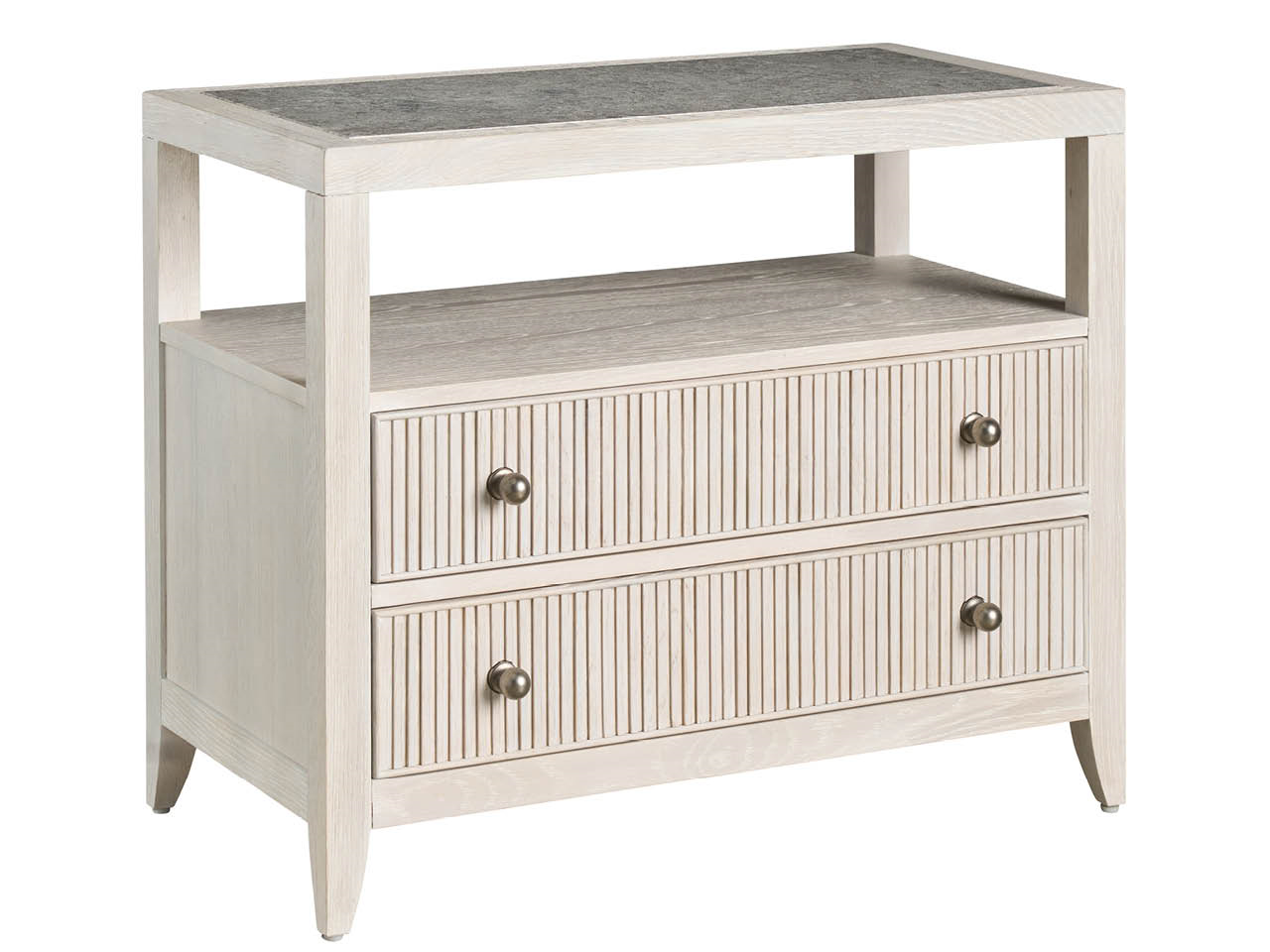 Carmen Two Drawer Nightstand Room Scene
