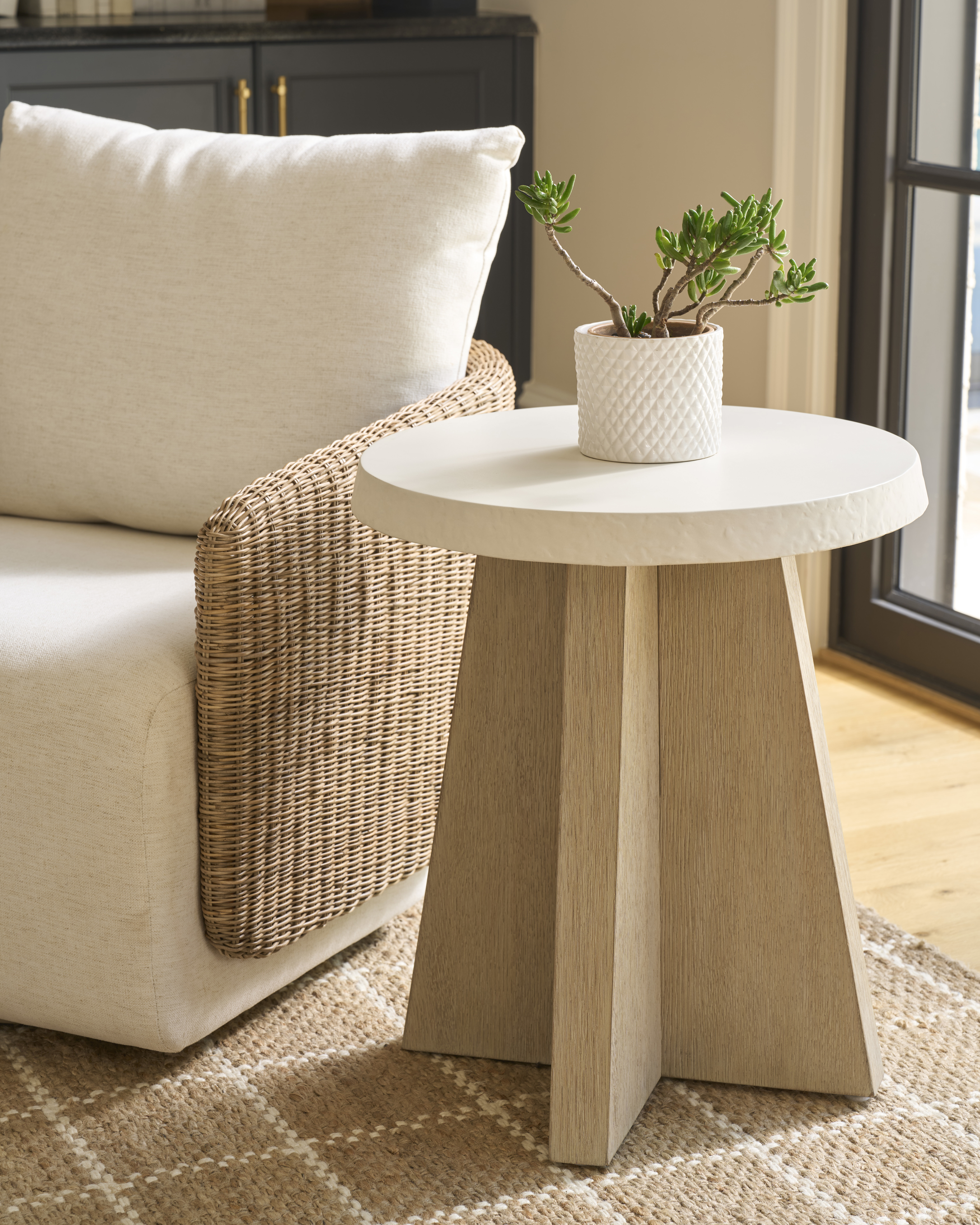 Dockside Accent Table Room Scene