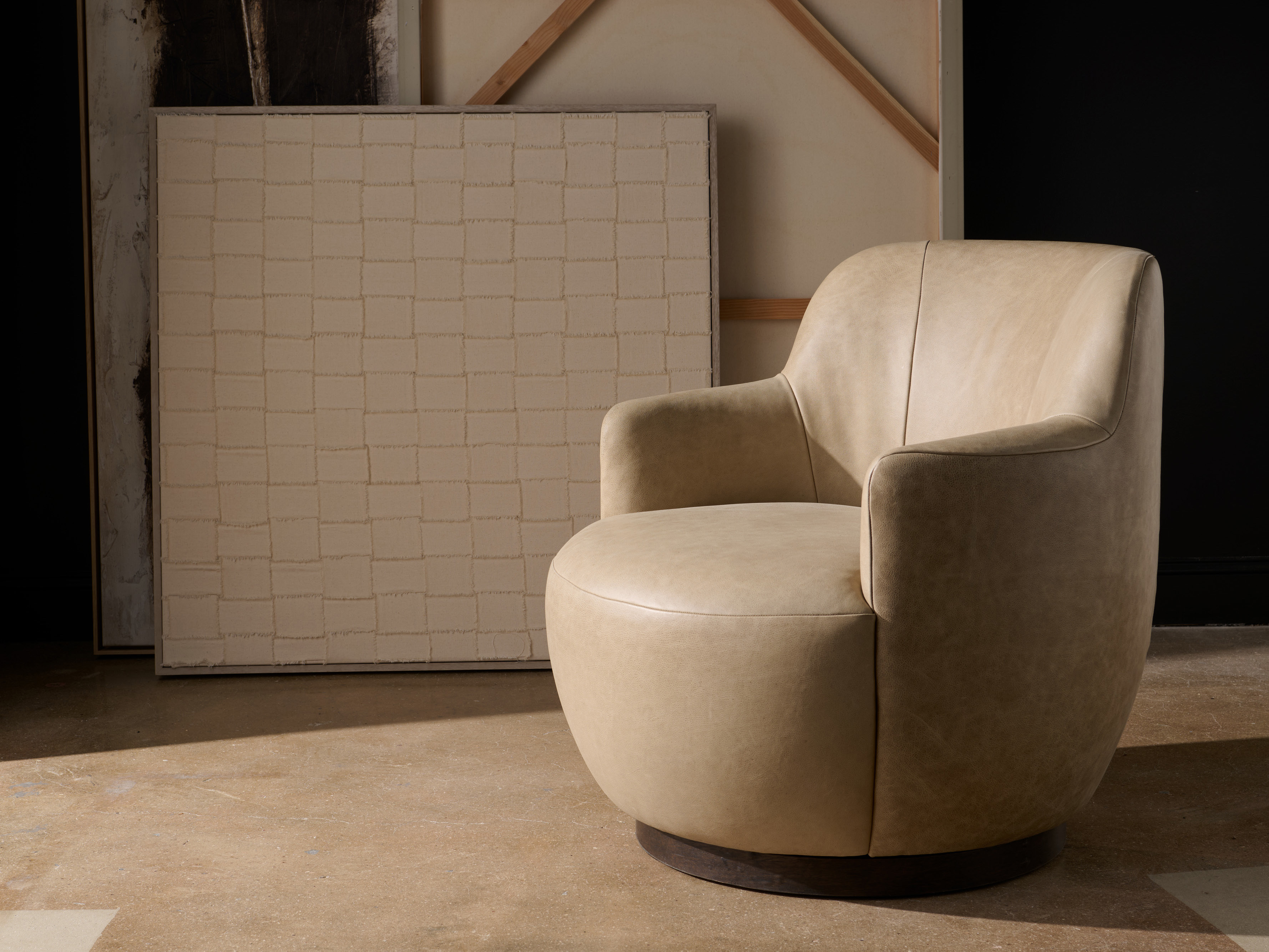 Chloe Swivel Chair Room Scene