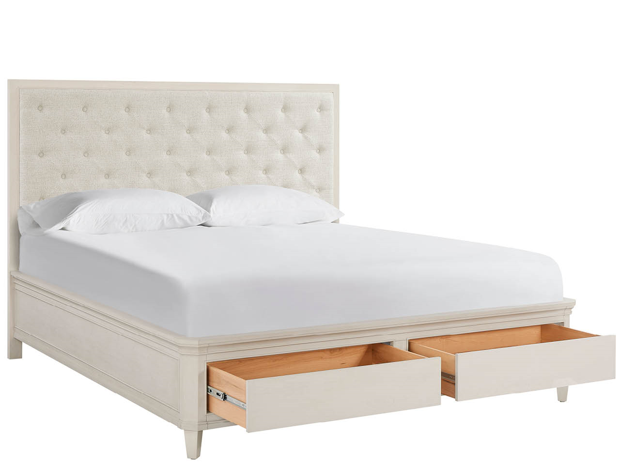 Willow Upholstered Storage Bed King Room Scene