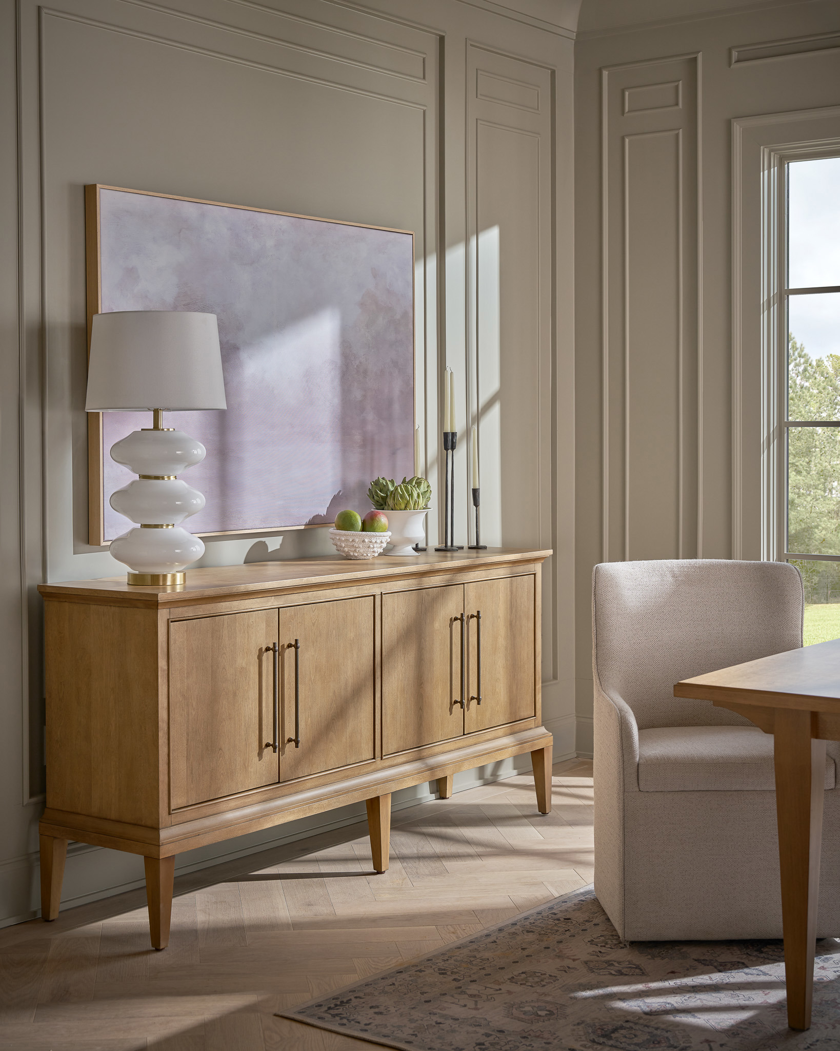 Brindle Credenza Room Scene