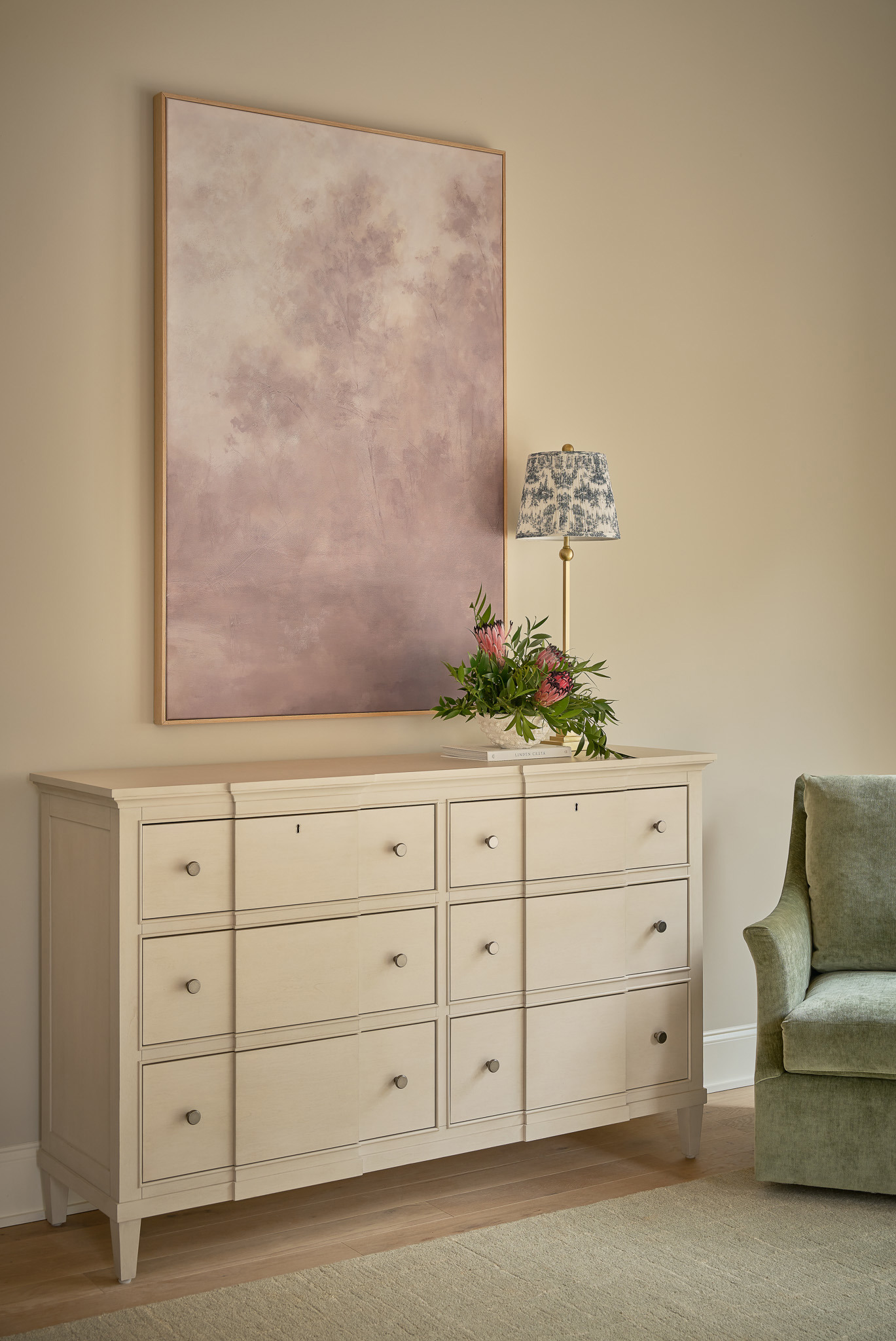Willow Dresser Room Scene