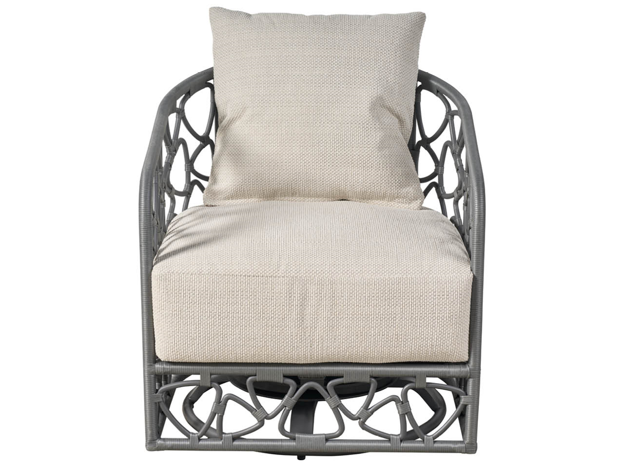 Pebble Swivel Chair Outdoor Room Scene