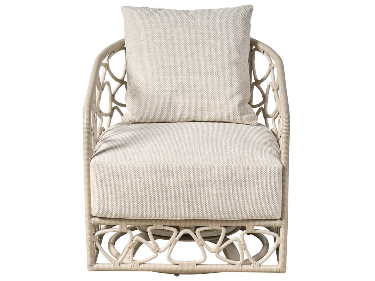 Pebble Swivel Chair Outdoor Room Scene