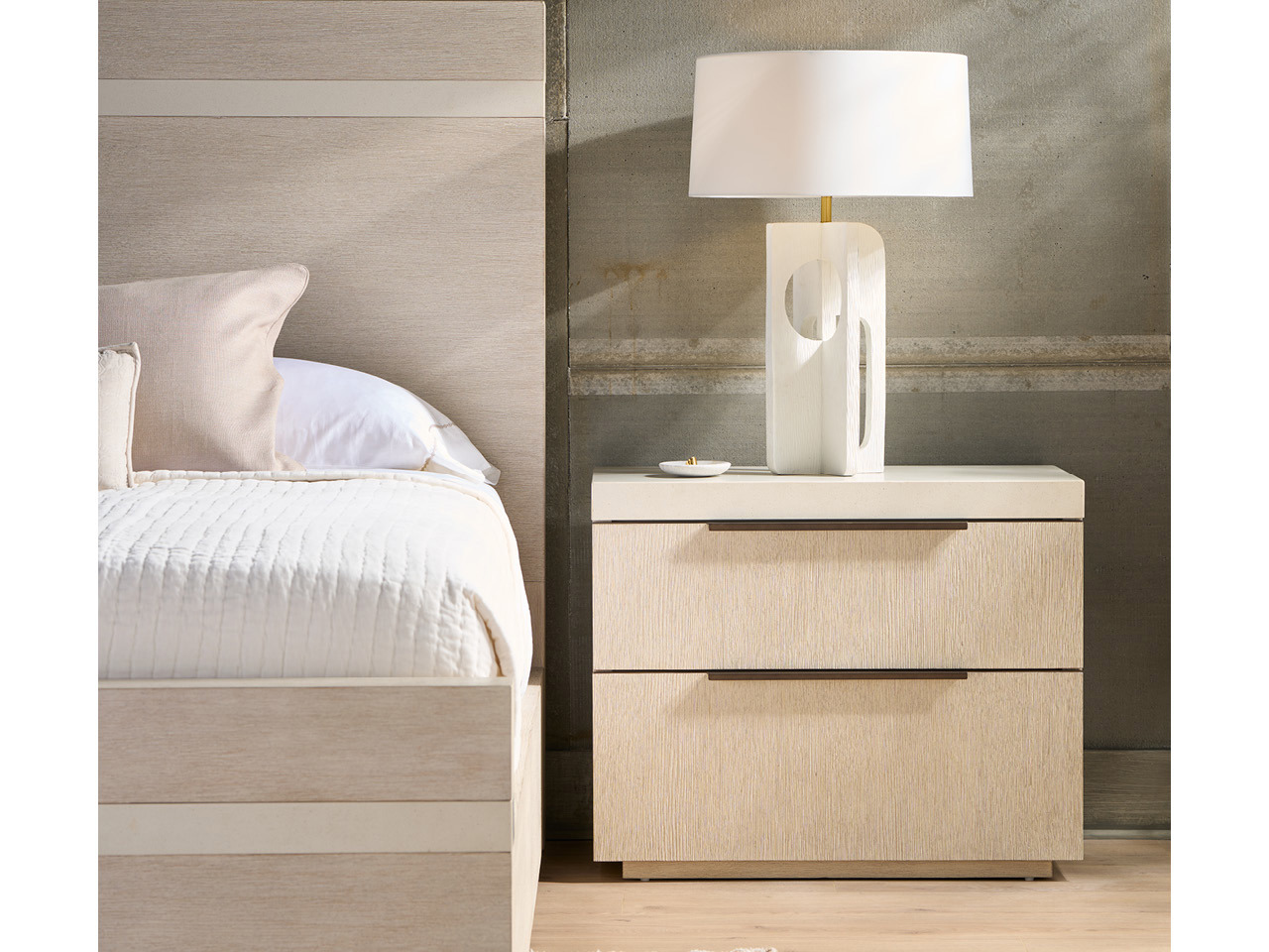 Quartz Nightstand Room Scene