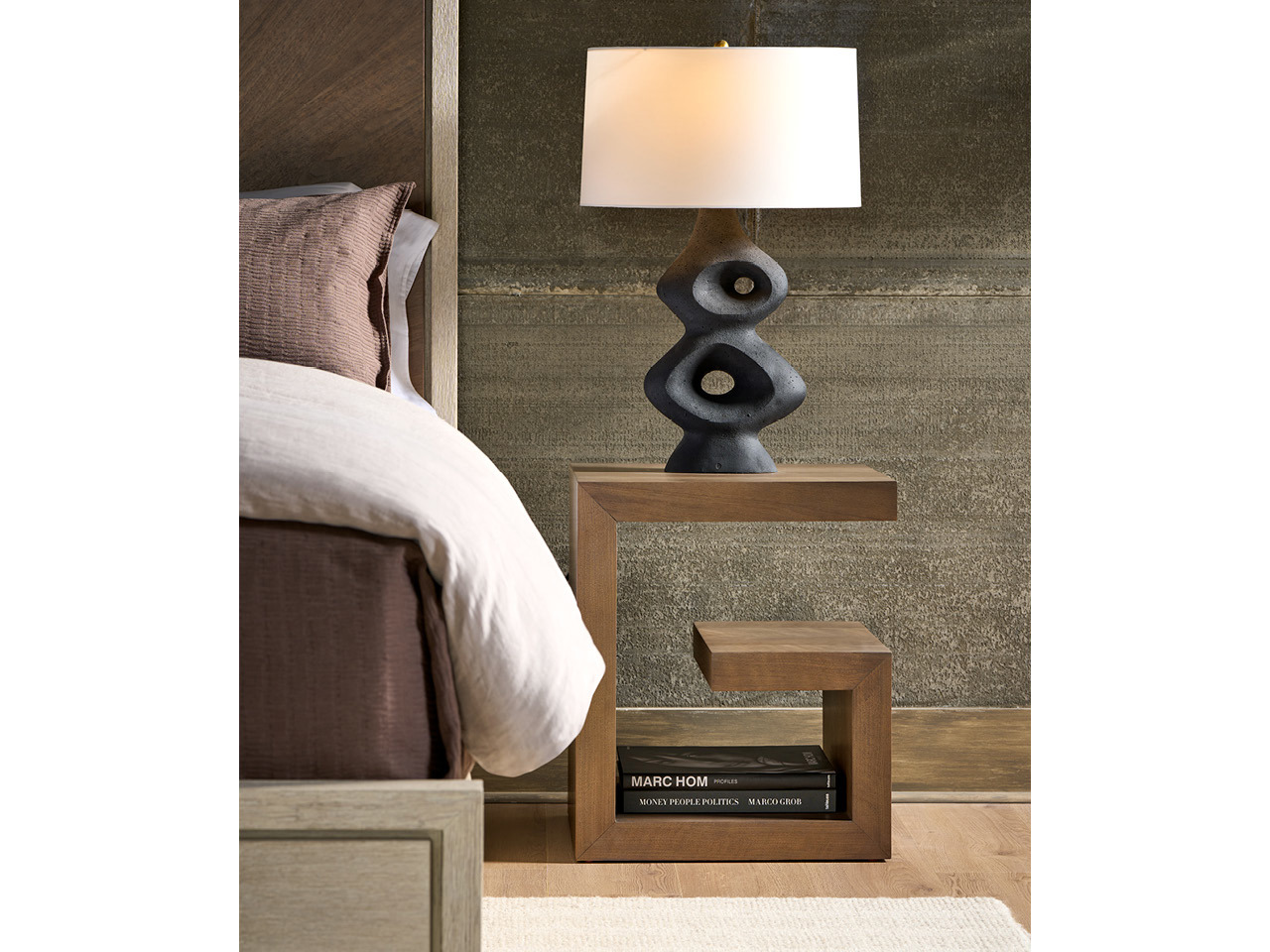 Haze Bedside Table Room Scene