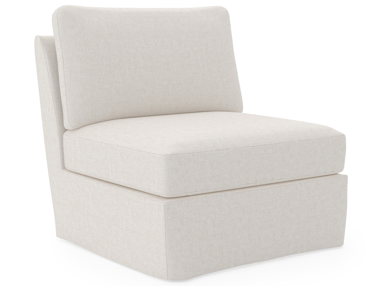 Clermont Slipcover Armless Chair - Special Order Room Scene