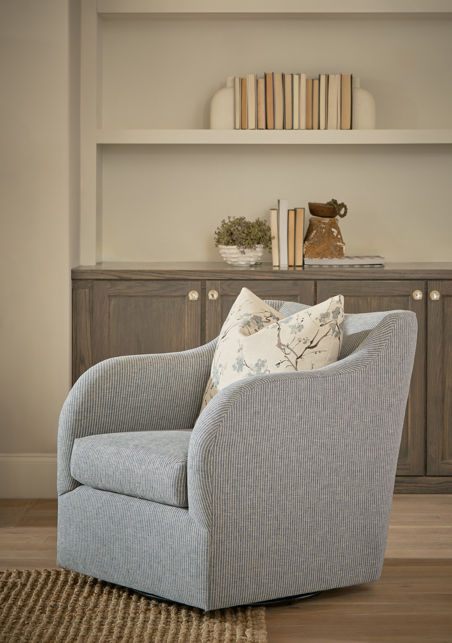 Camille Swivel Chair Room Scene