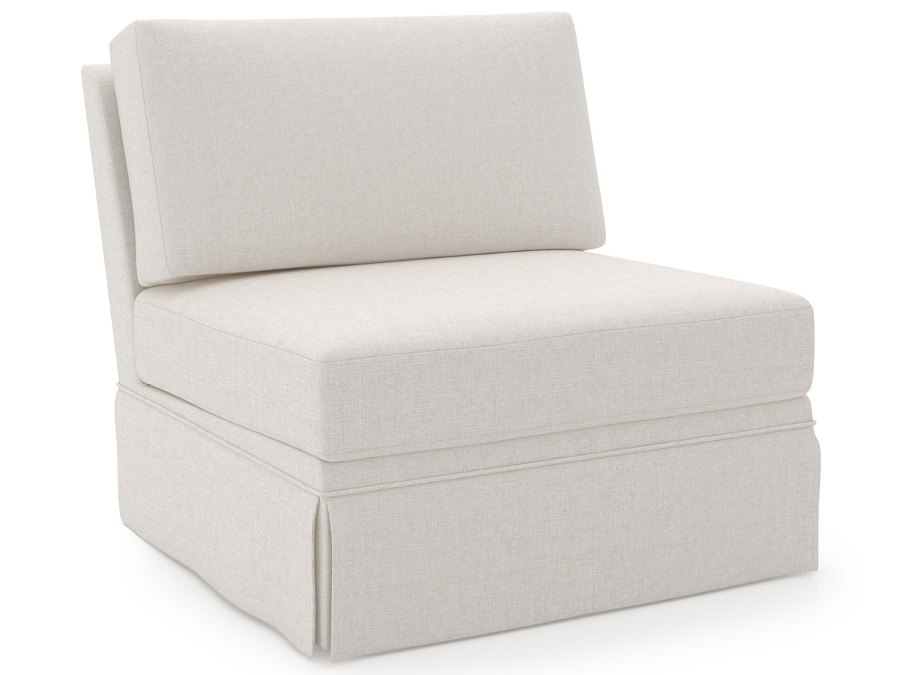 Filmore Skirted Armless Chair - Special Order Room Scene