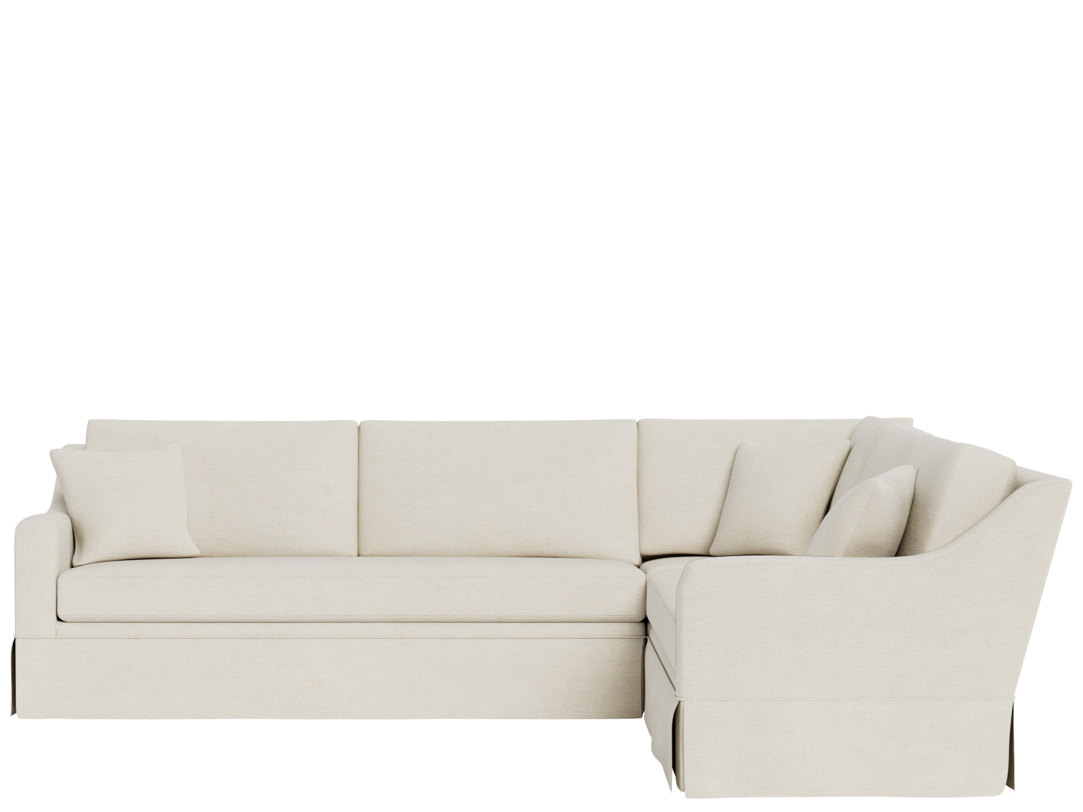 Filmore Skirted Sectional - Special Order Room Scene