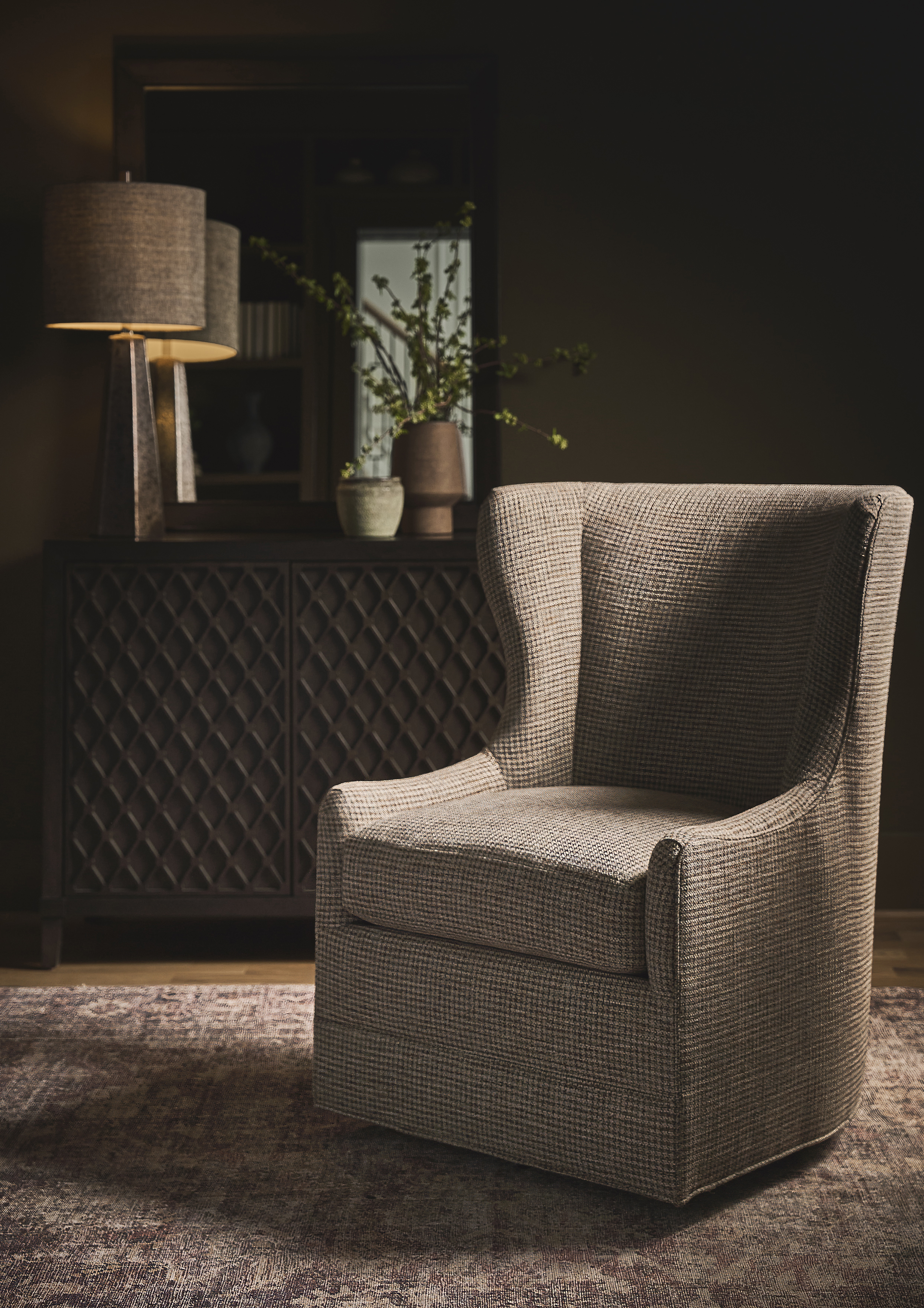 Amarillo Swivel Chair - Special Order Room Scene