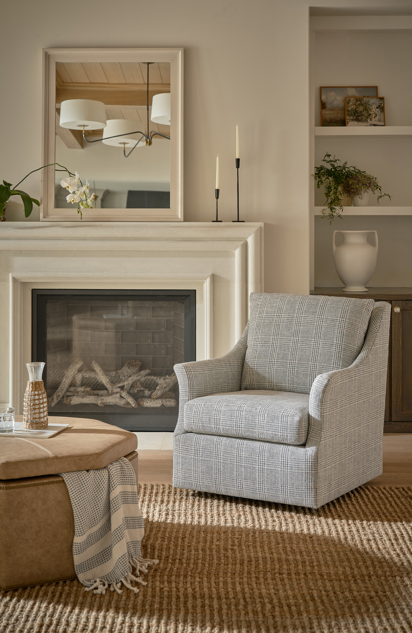 Henri Swivel Chair Room Scene