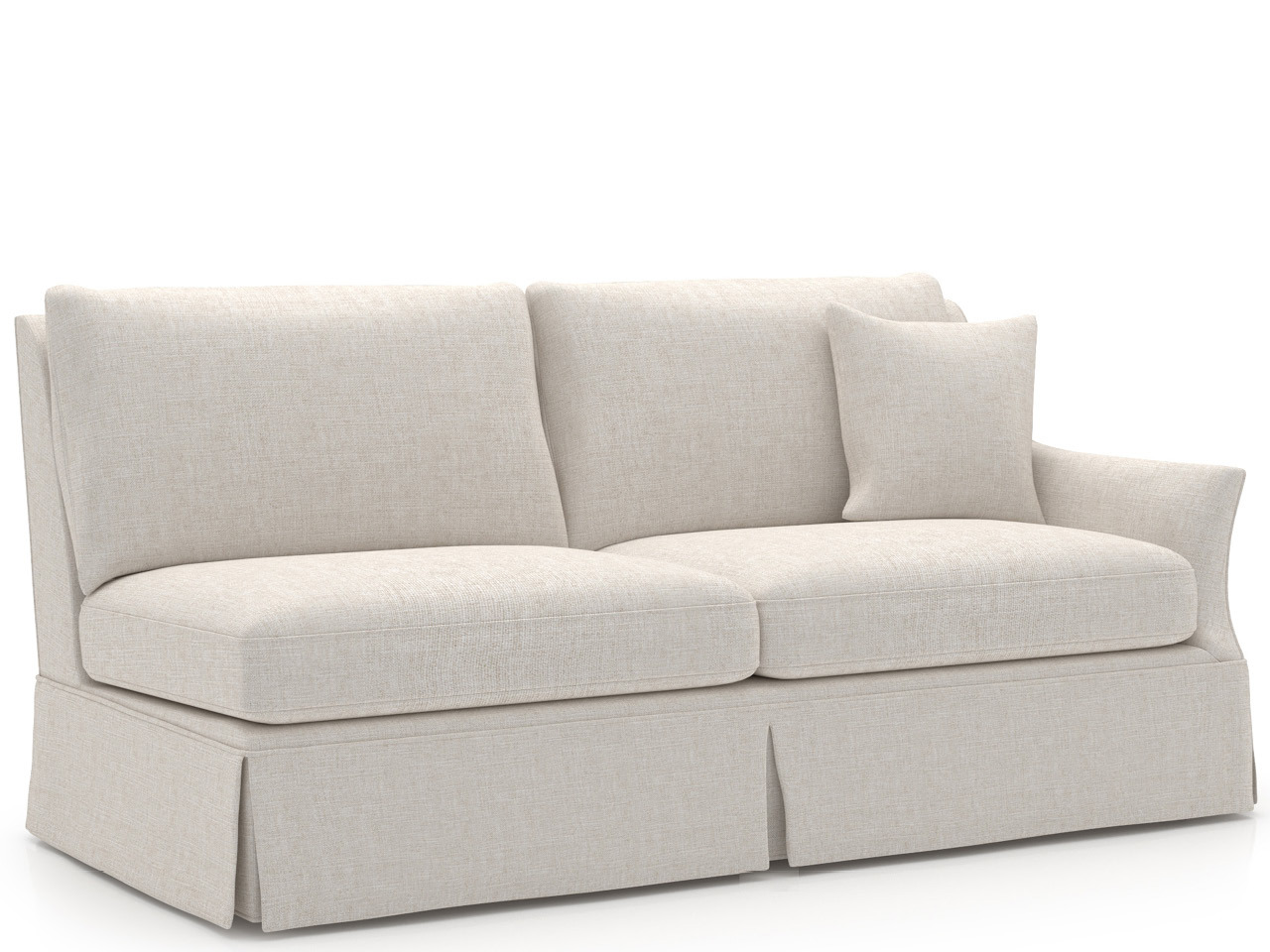 Henri Skirted Loveseat RAF - Special Order Room Scene