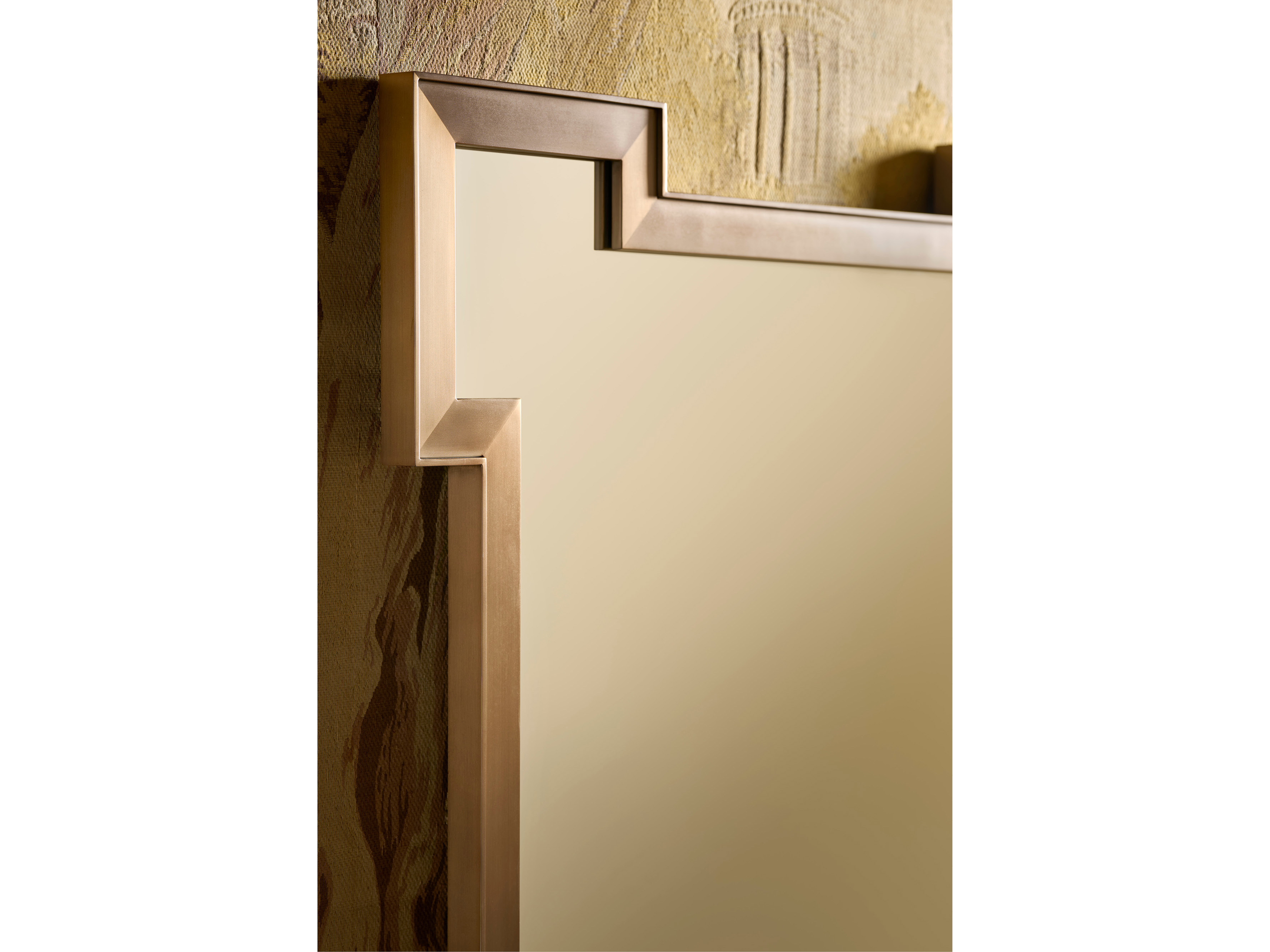 Dusty Bronze Mirror Room Scene