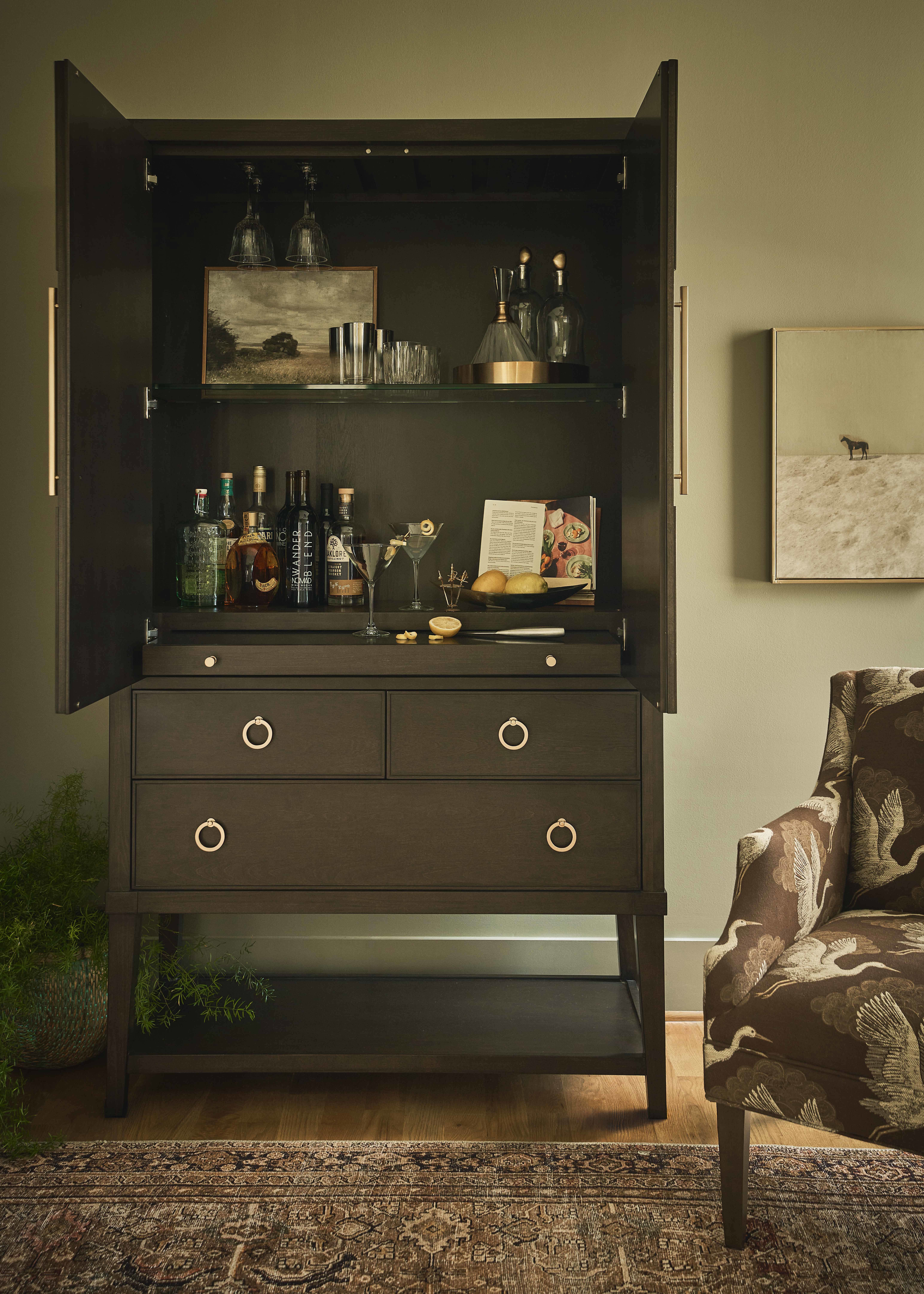 Fenwick Bar Cabinet Room Scene