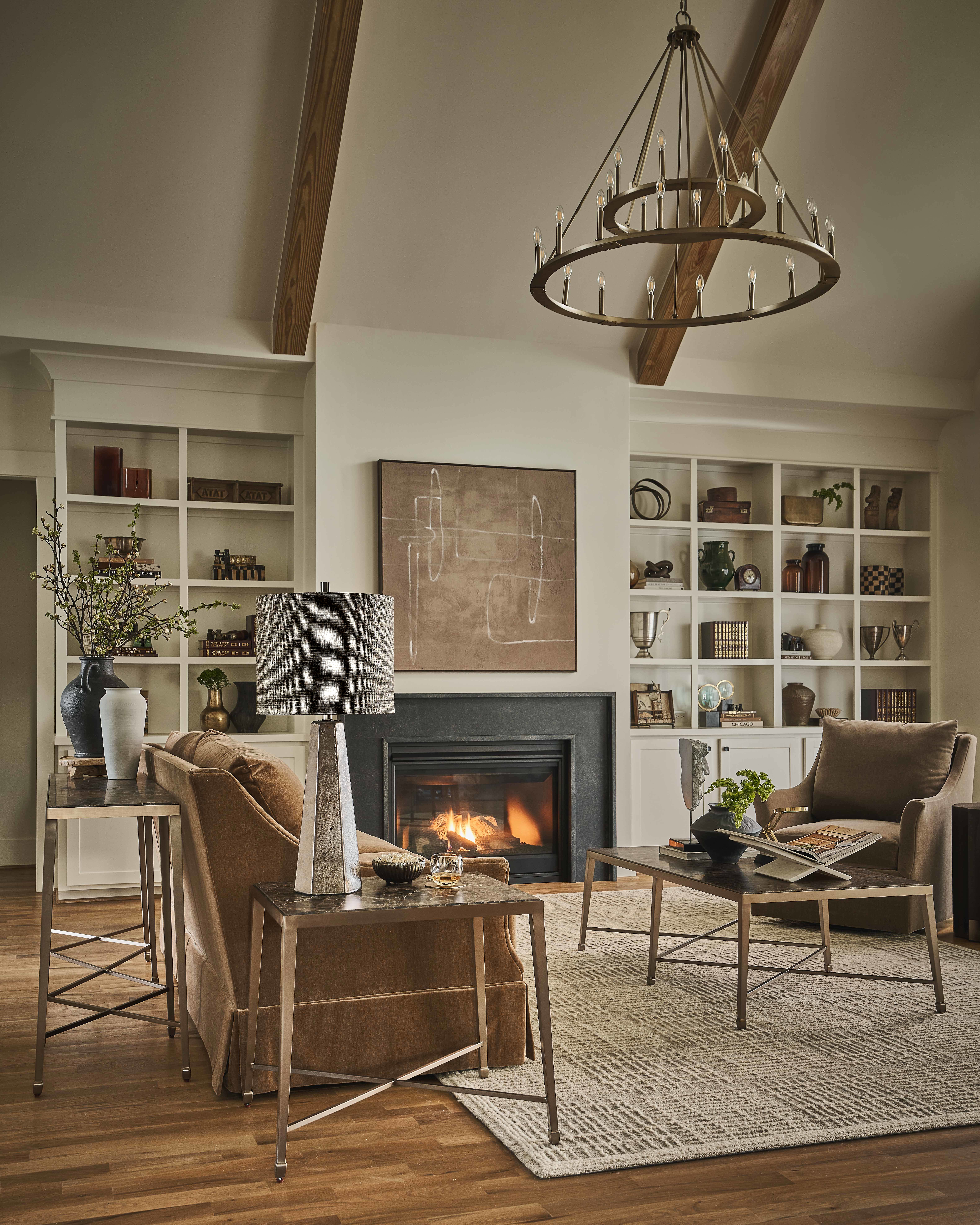 Emperador End Table Room Scene