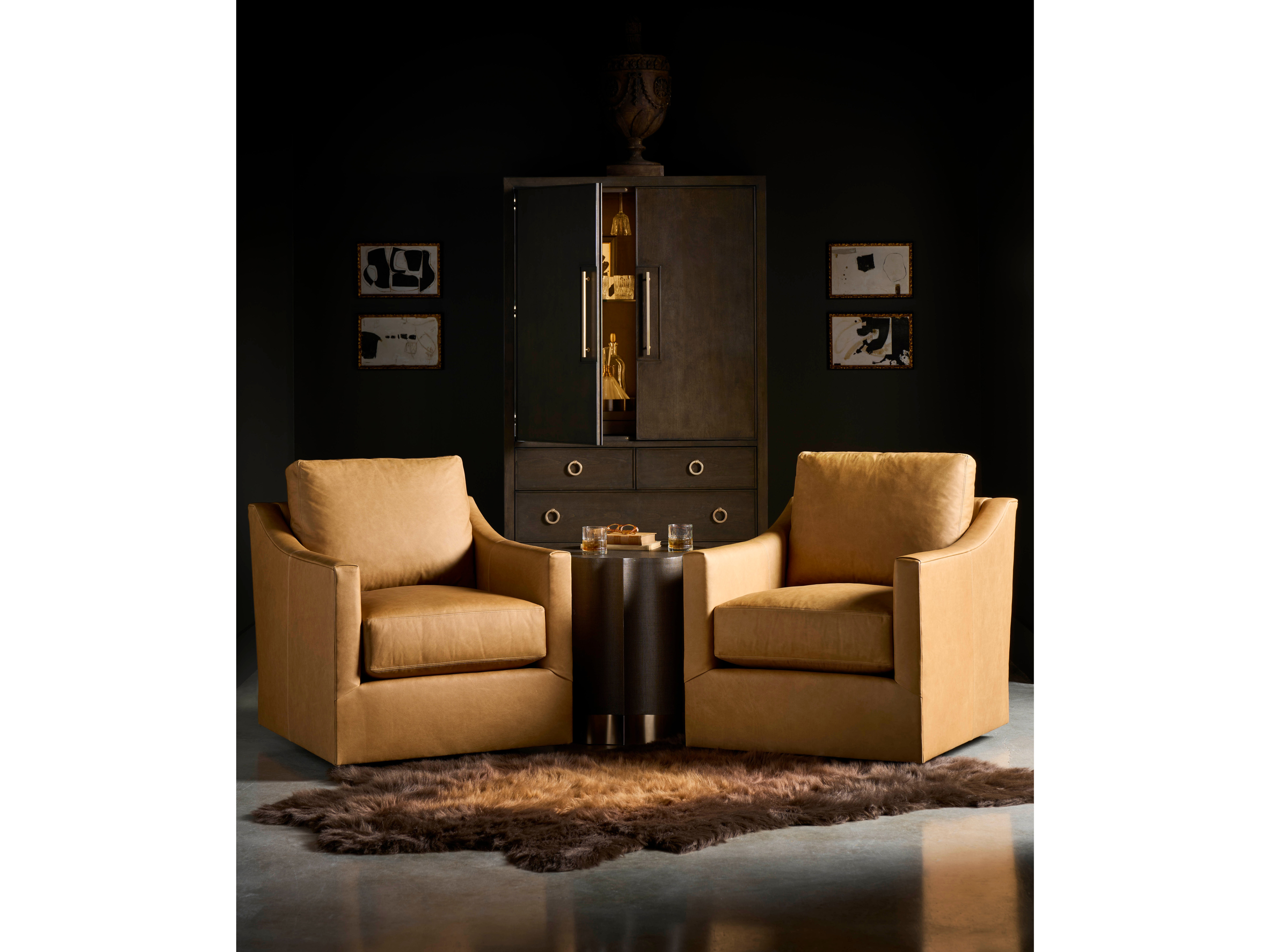 Asher Swivel Chair - Special Order Room Scene