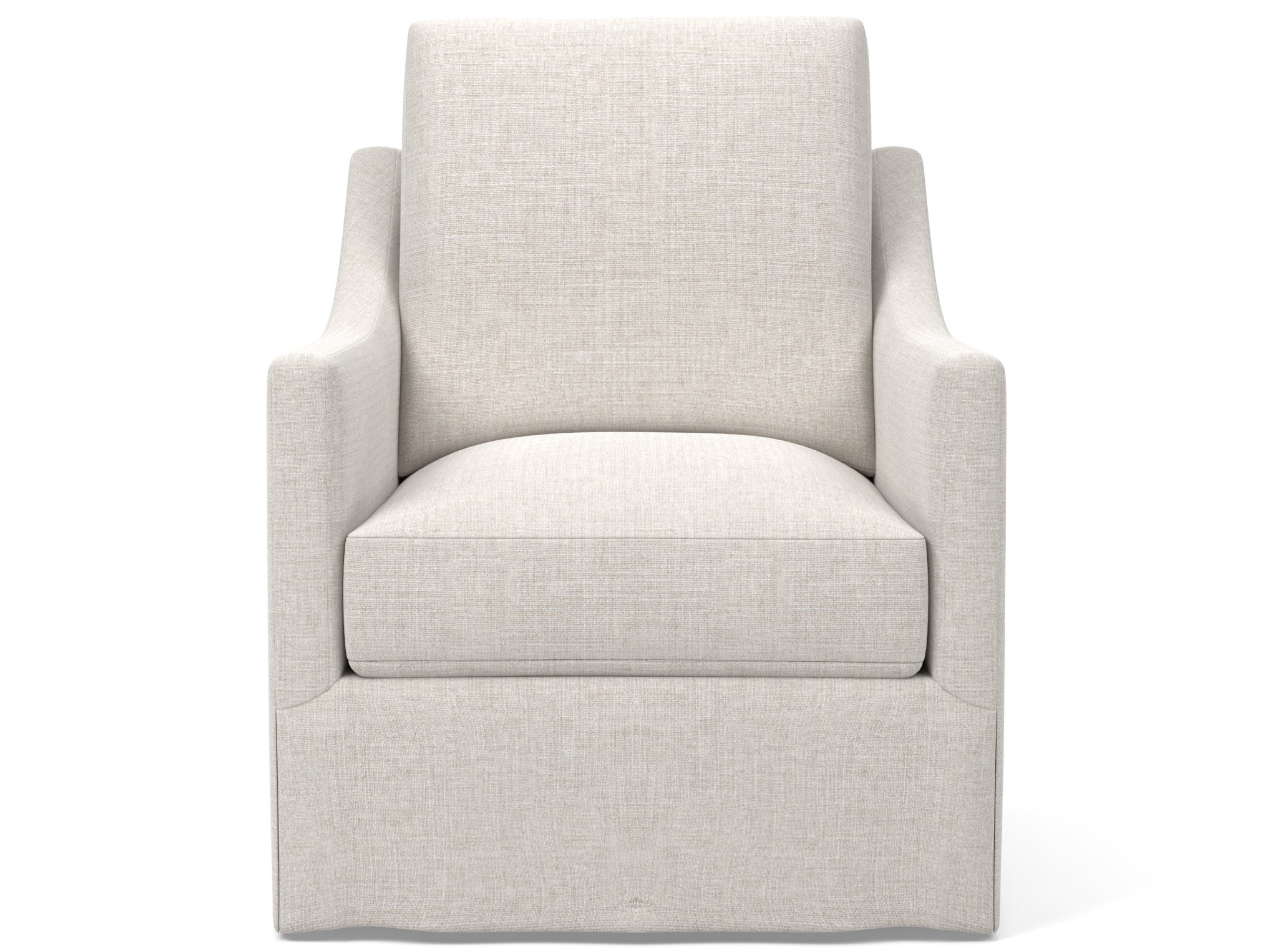 Asher Slipcover Tall Swivel Chair - Special Order Room Scene