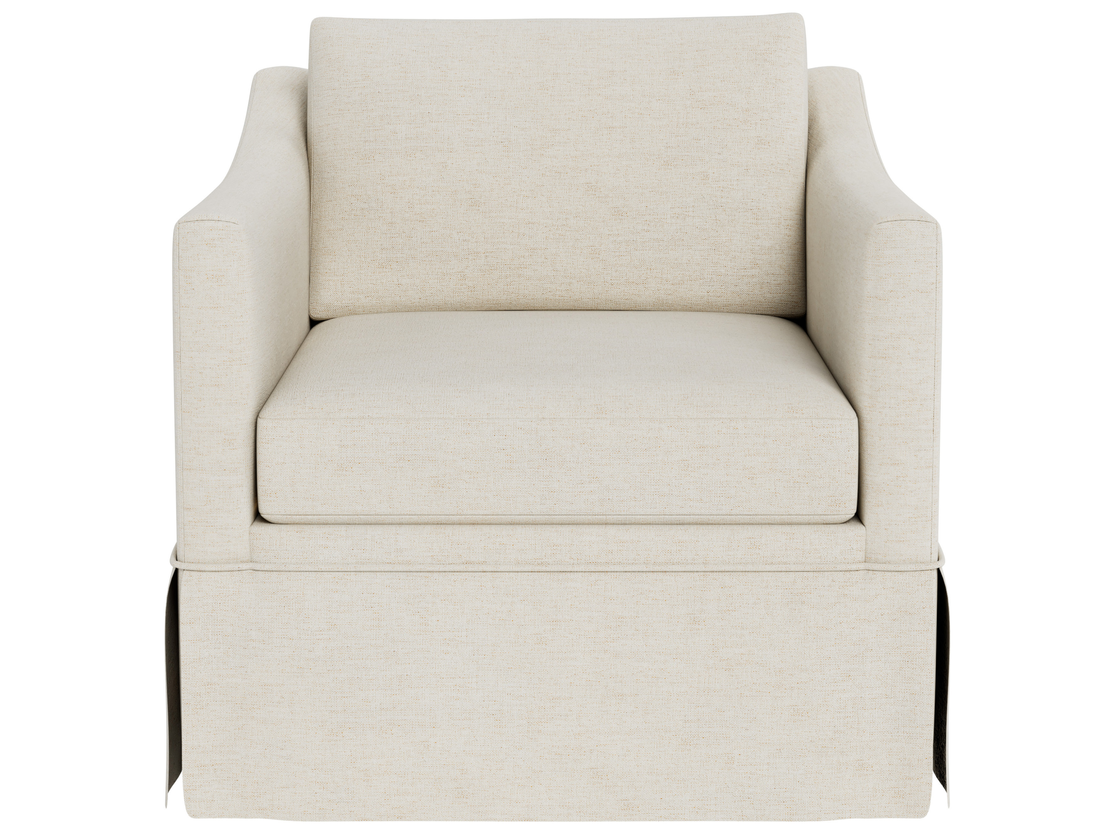 Asher Skirted Swivel Chair - Special Order Room Scene