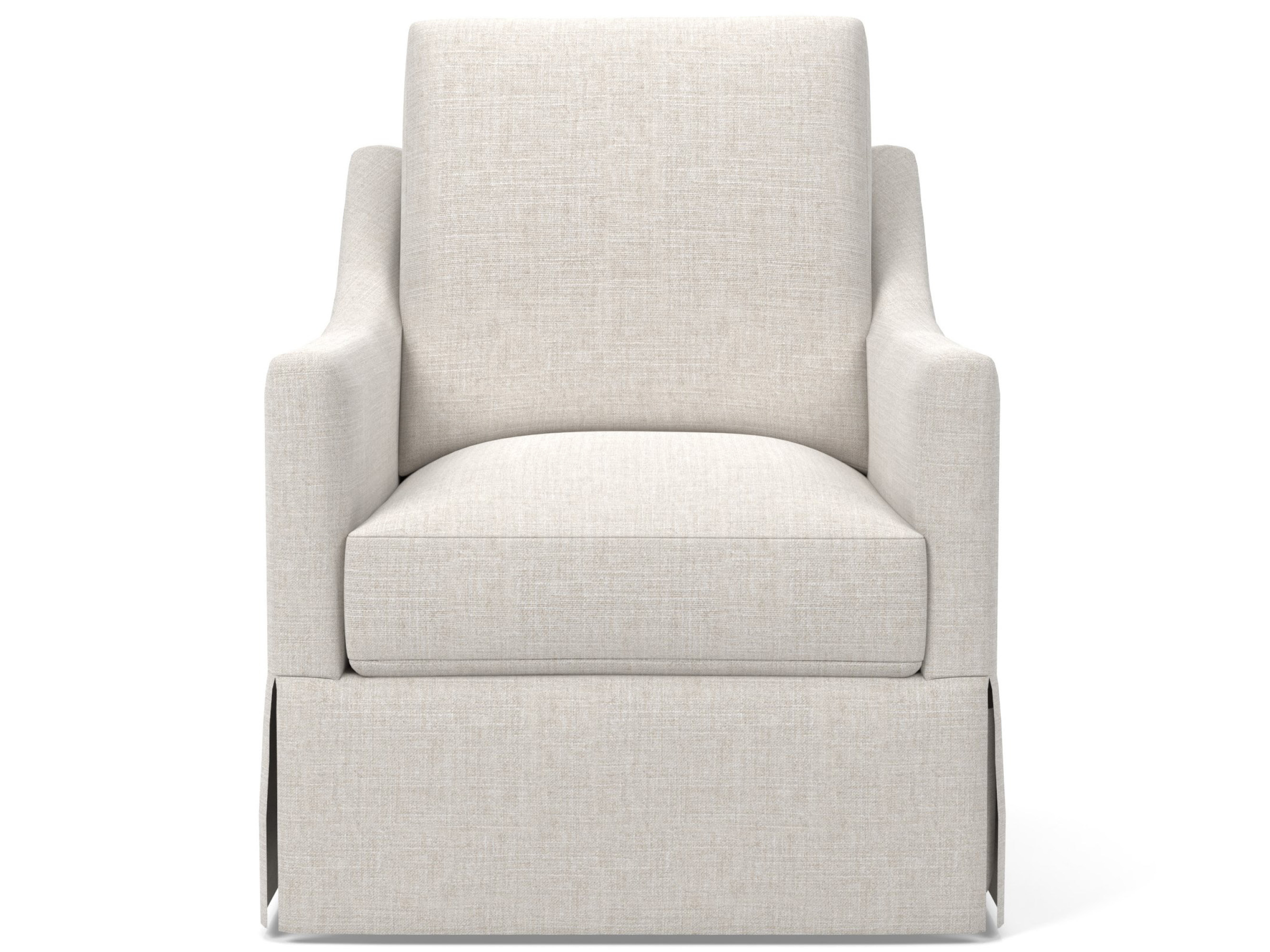 Asher Skirted Tall Swivel Chair - Special Order Room Scene