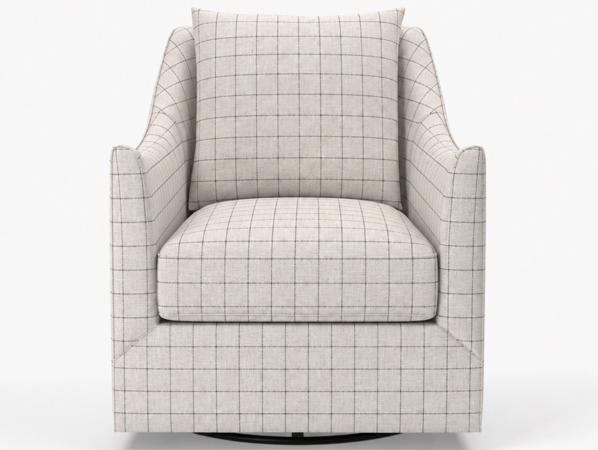 Portia Swivel Glider Room Scene
