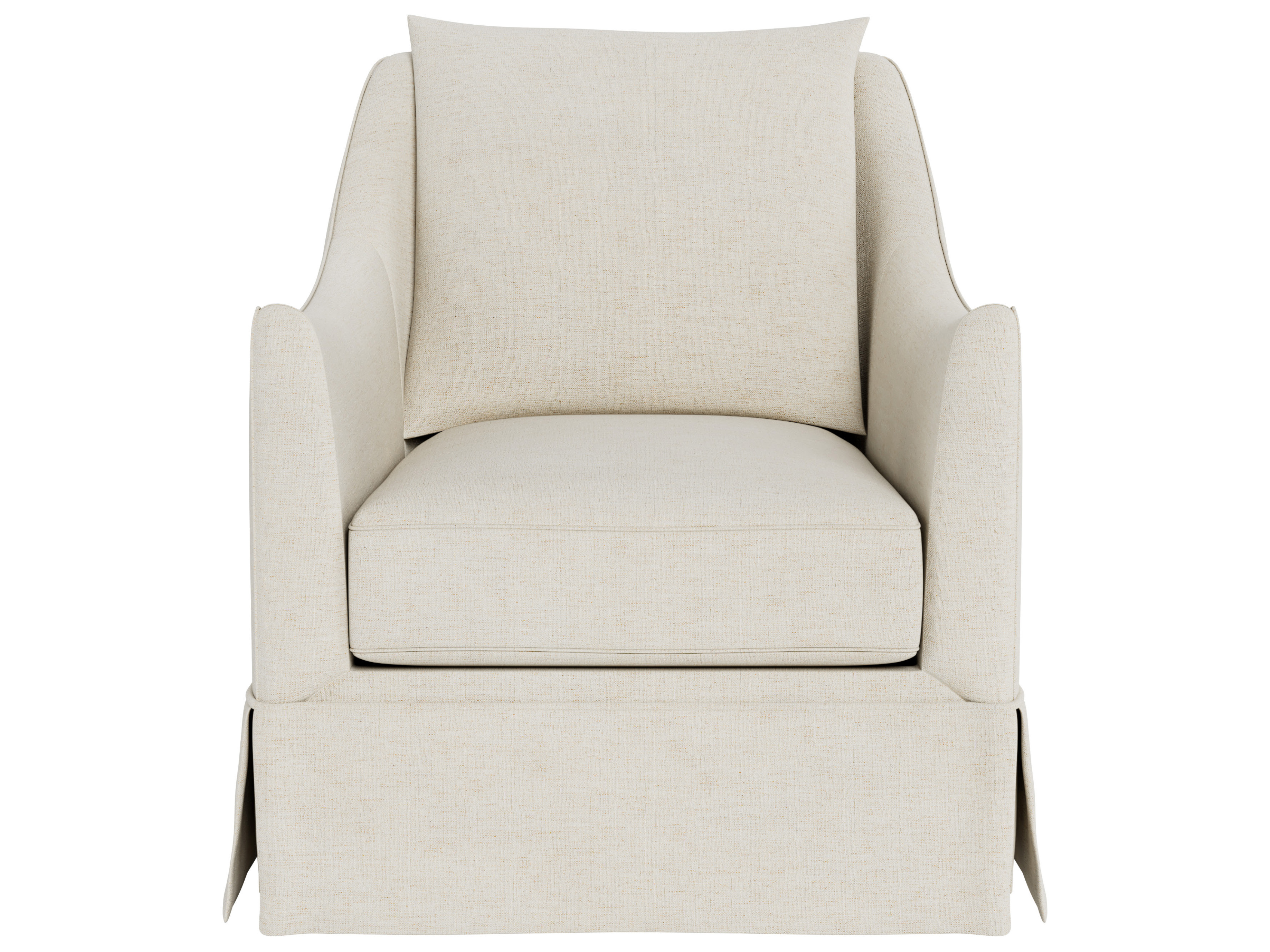 Portia Skirted Swivel Chair - Special Order Room Scene