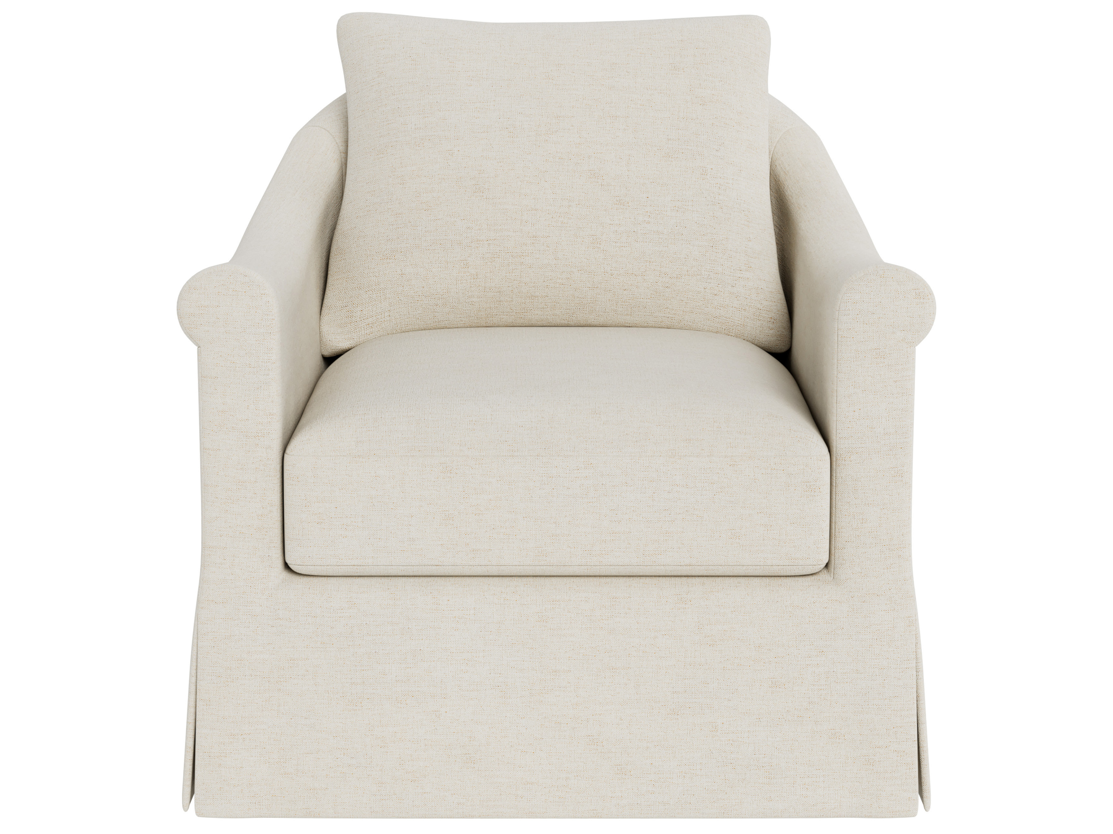 Rowan Skirted Swivel Chair - Special Order Room Scene