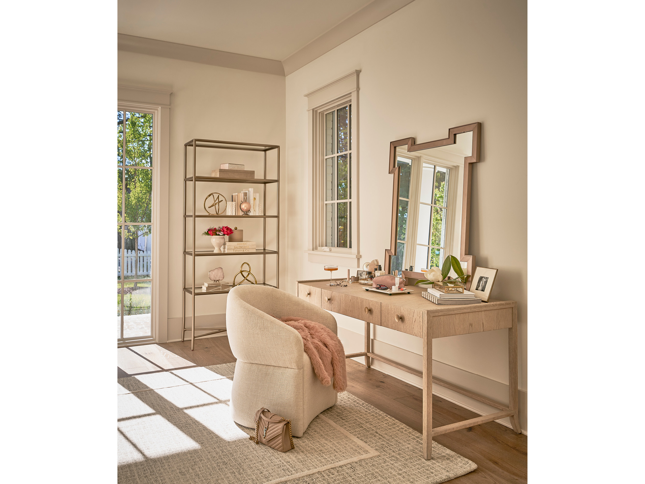 Desert Gold Etagere Room Scene