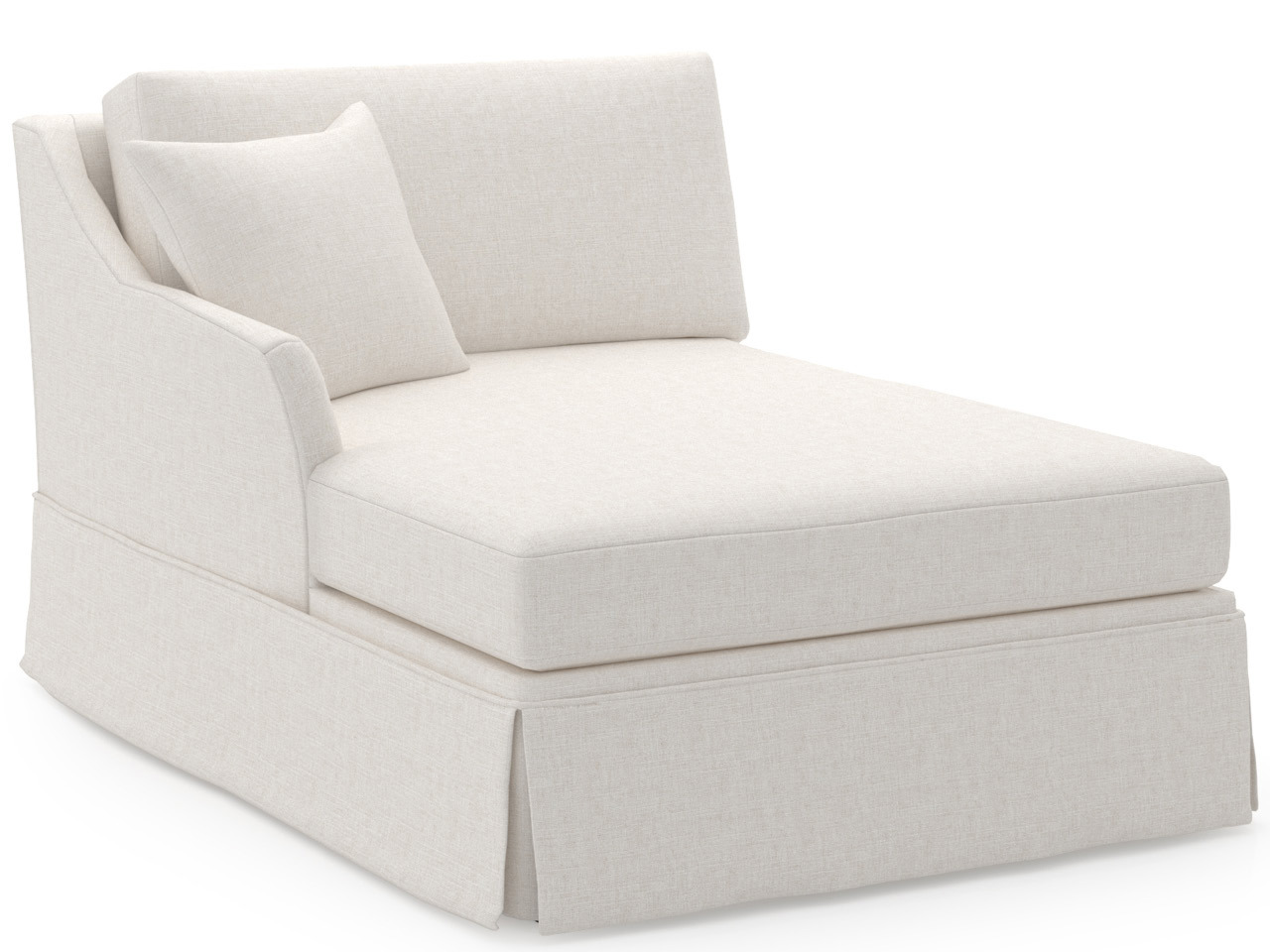 Madison Skirted Chaise LAF - Special Order Room Scene