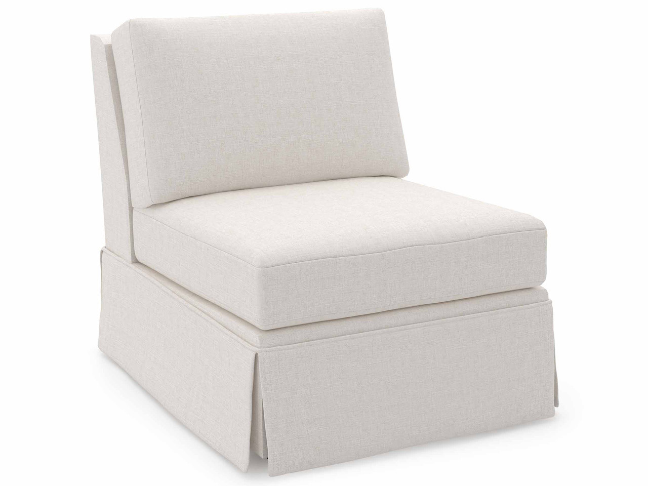 Madison Skirted Armless Chair - Special Order Room Scene