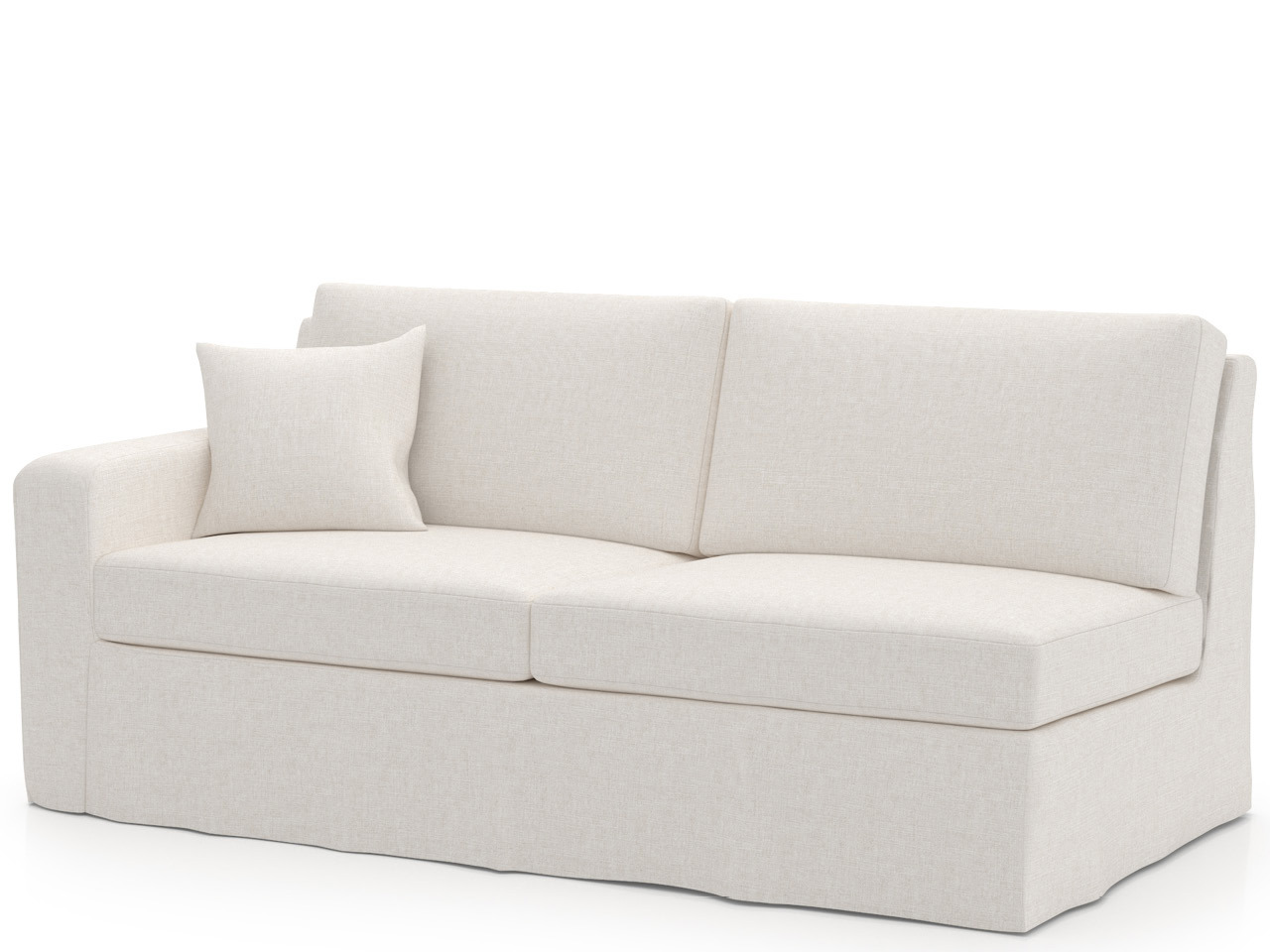 Ryman Slipcover Loveseat LAF - Special Order Room Scene