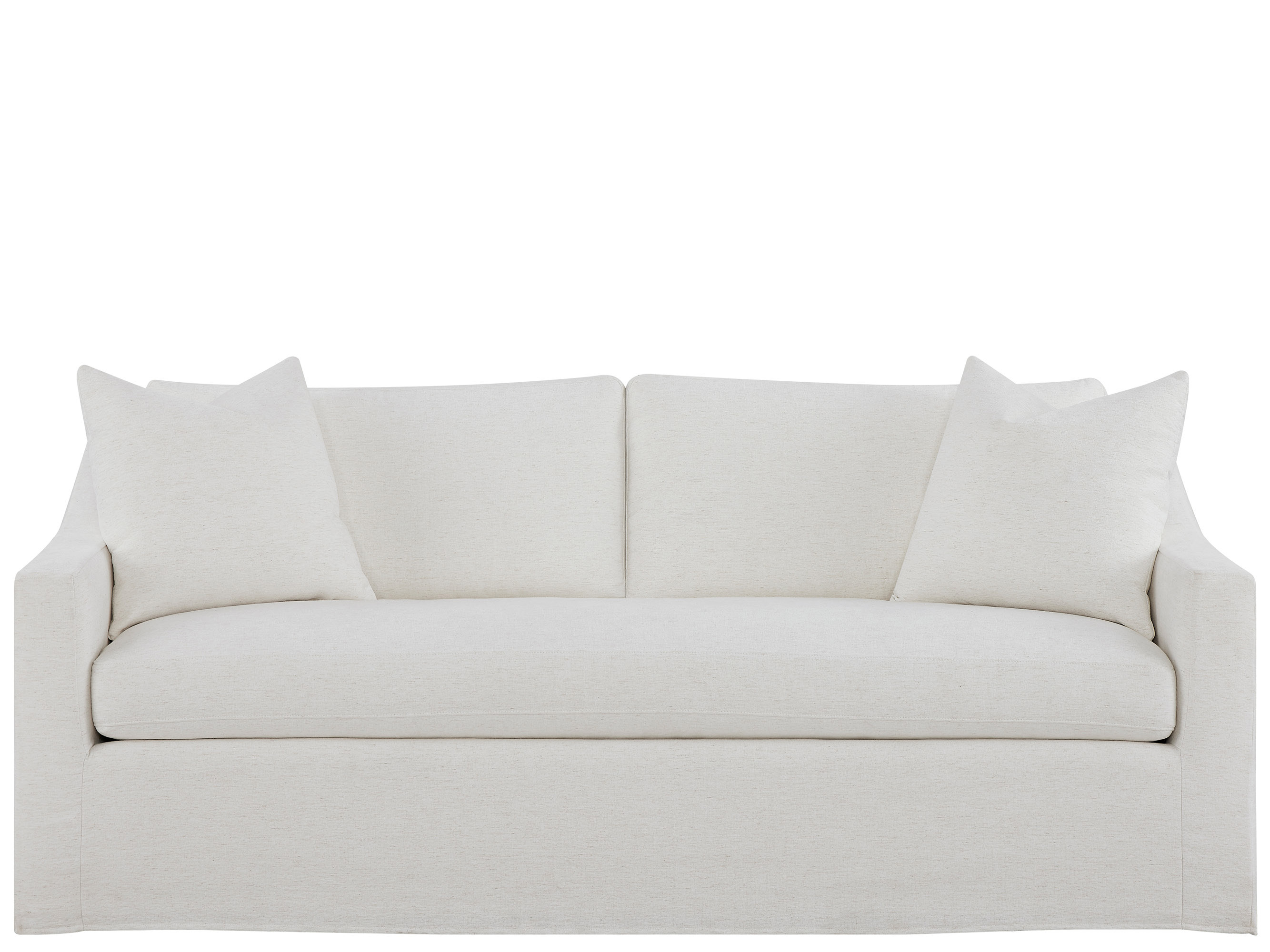 Augustine Slipcover Apartment Sofa Room Scene