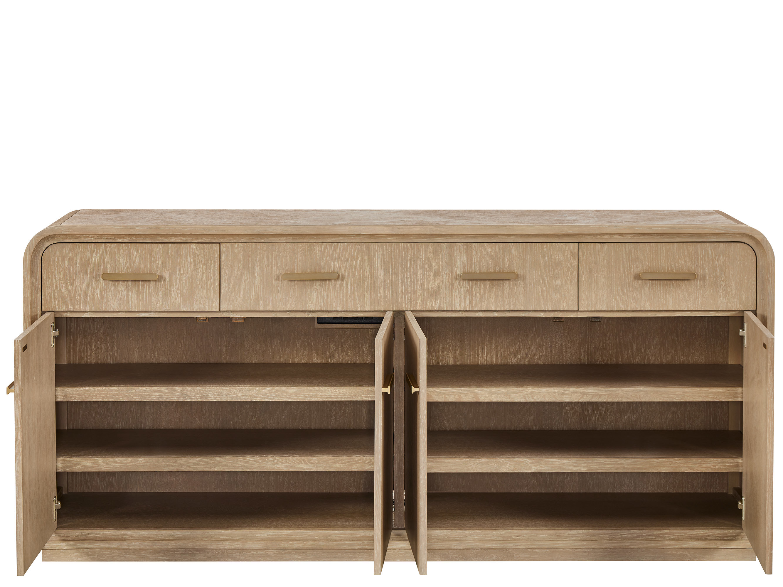 Light Emperador Credenza Room Scene